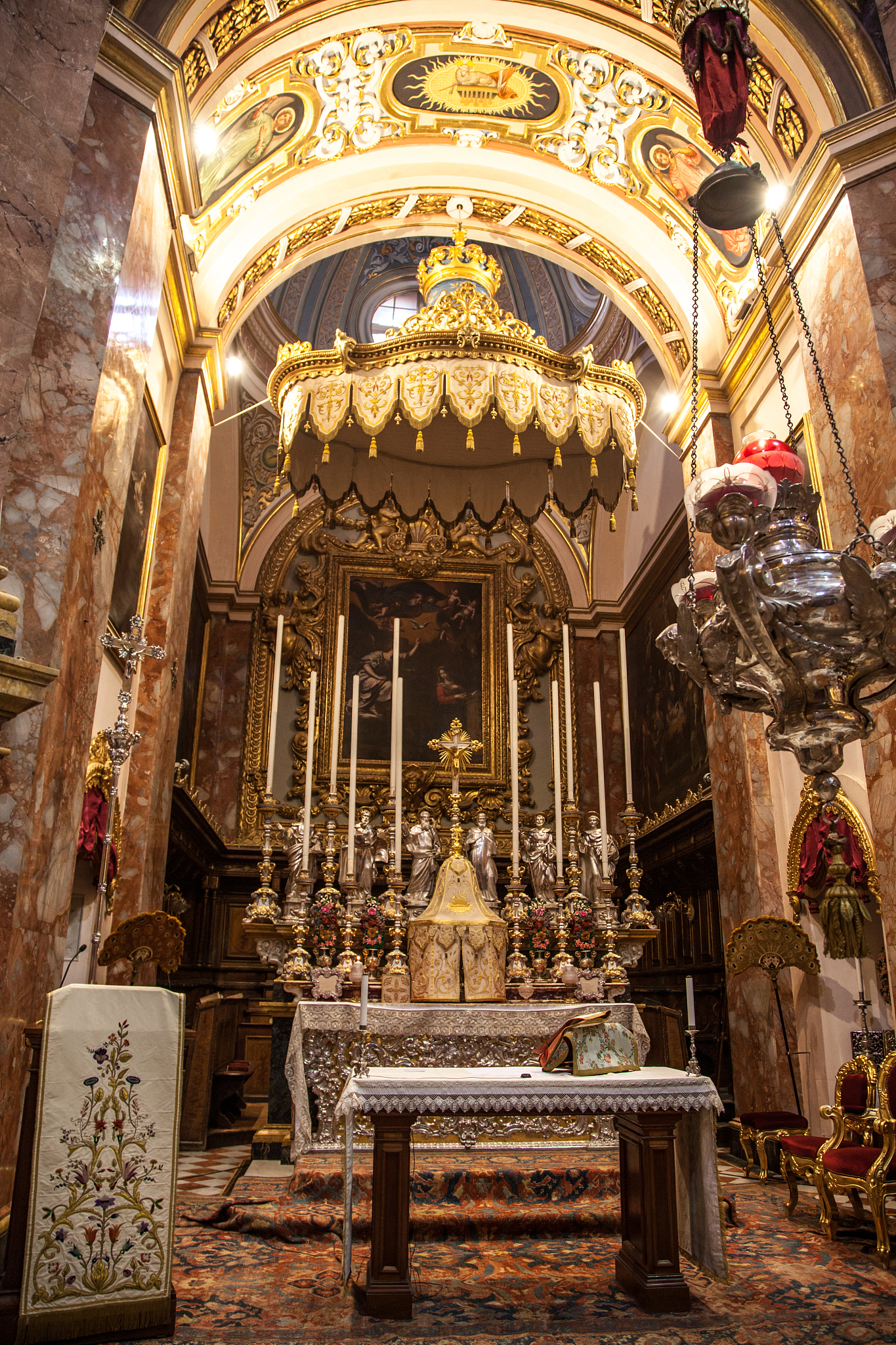 interior of church