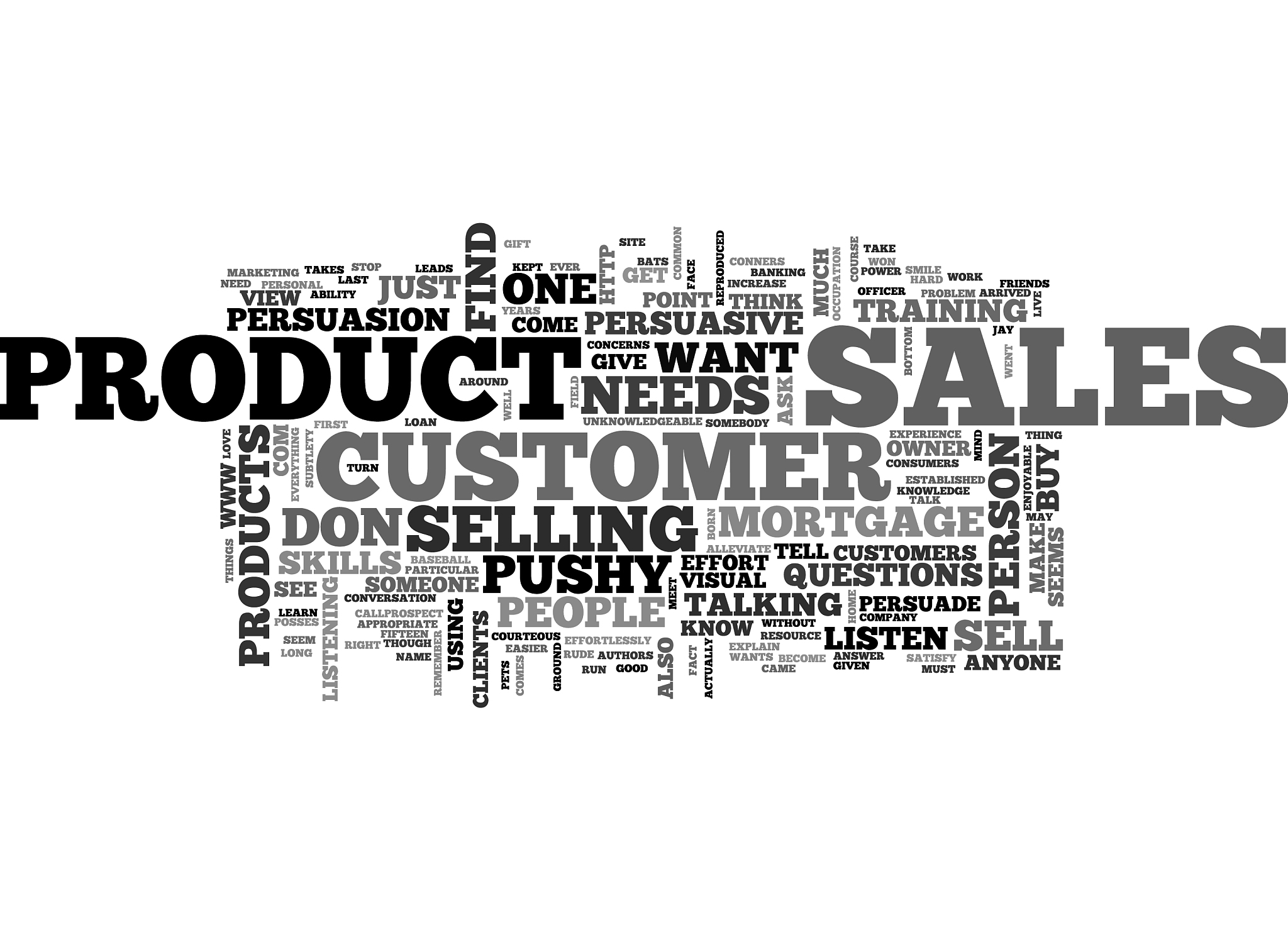 be persuasive when you sell text word cloud