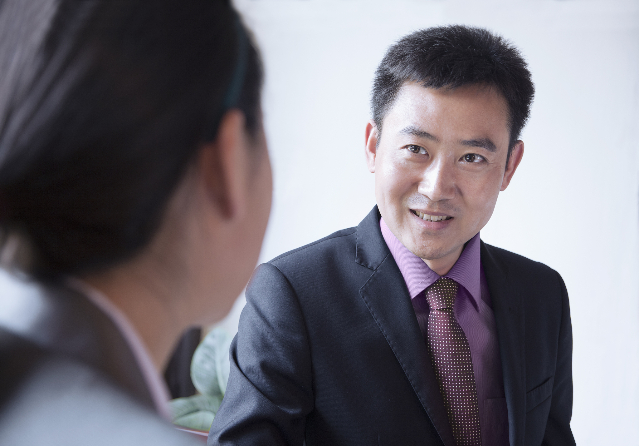 business people talking in meeting
