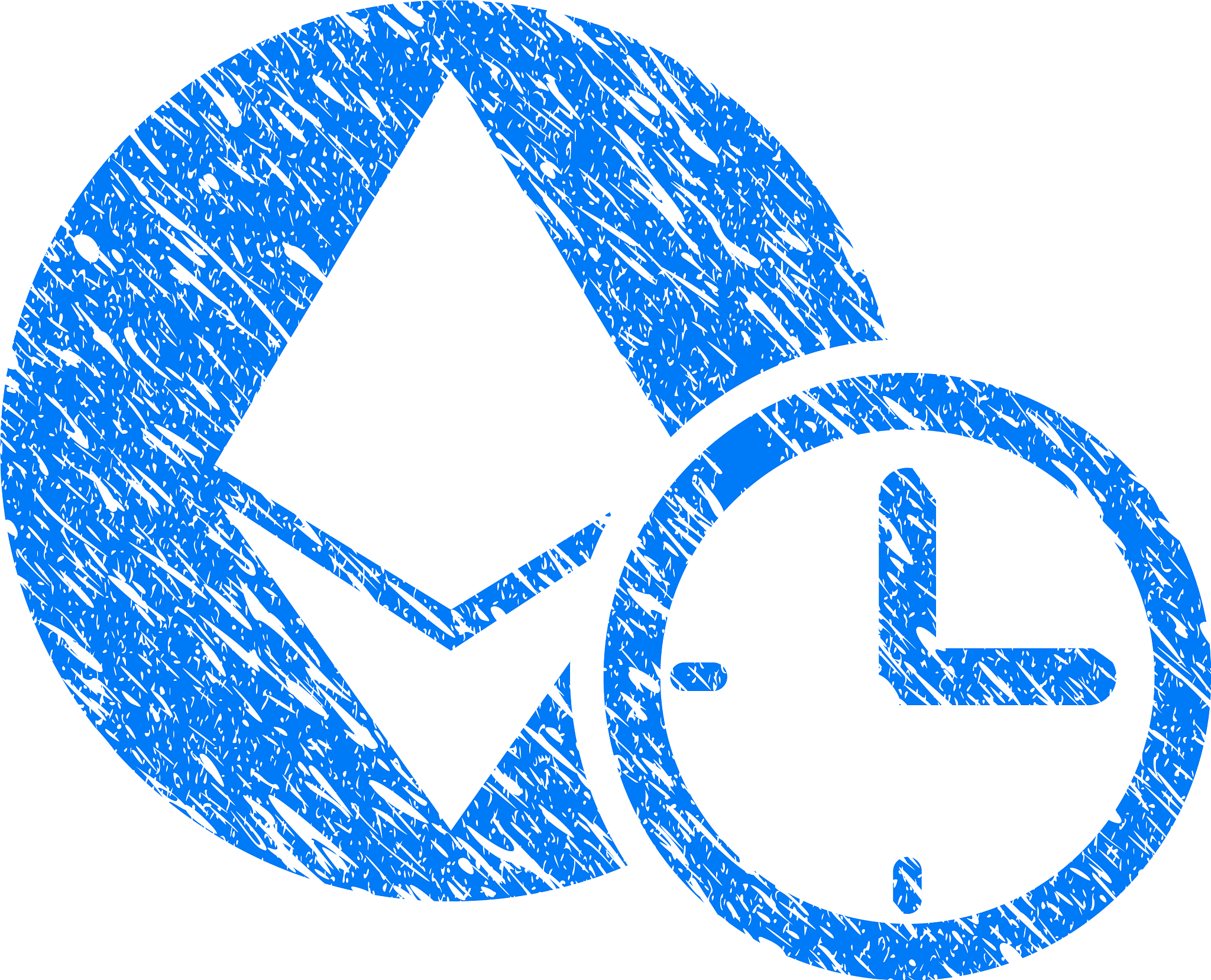 ethereum credit time grunge icon