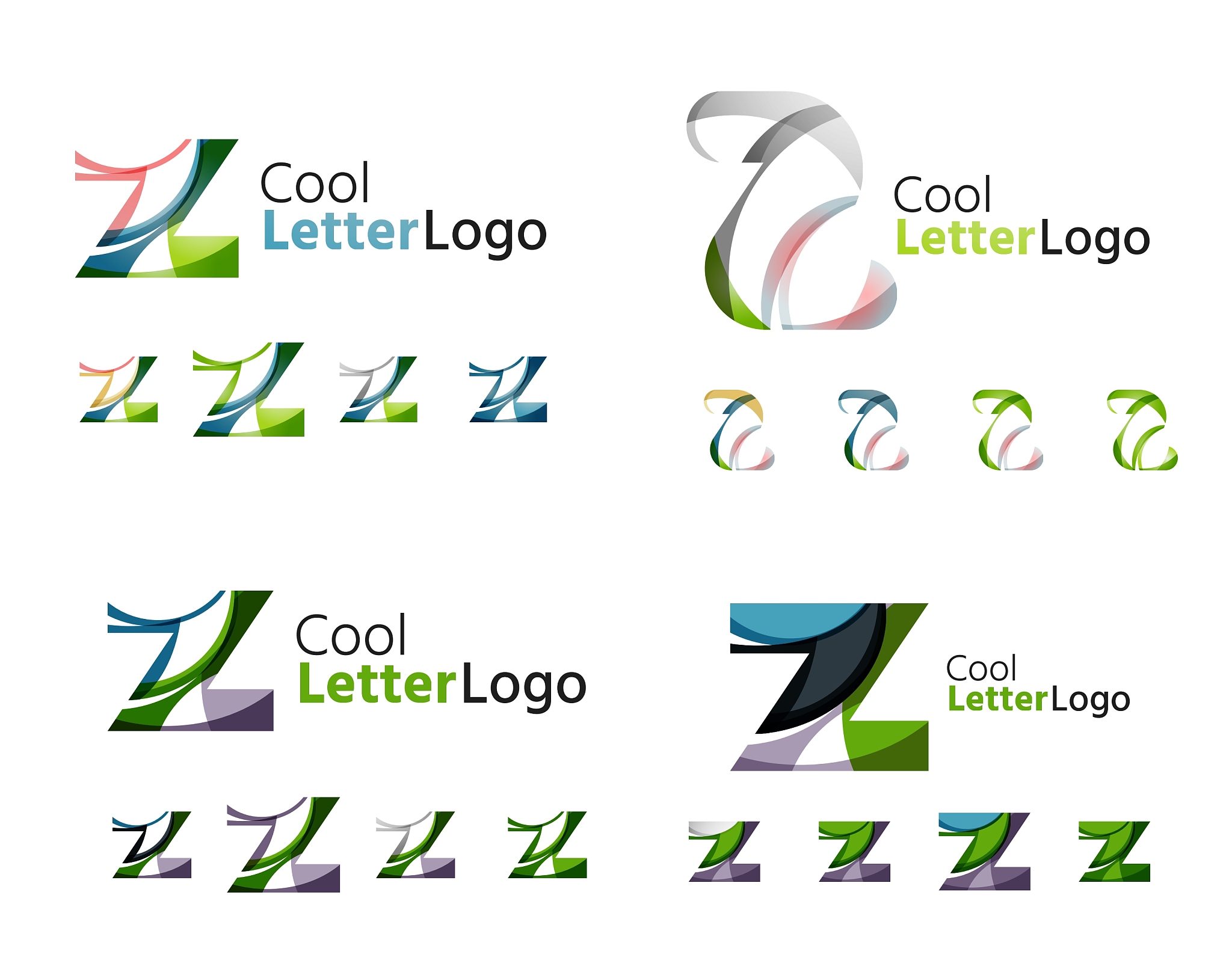 letter business emblem collection