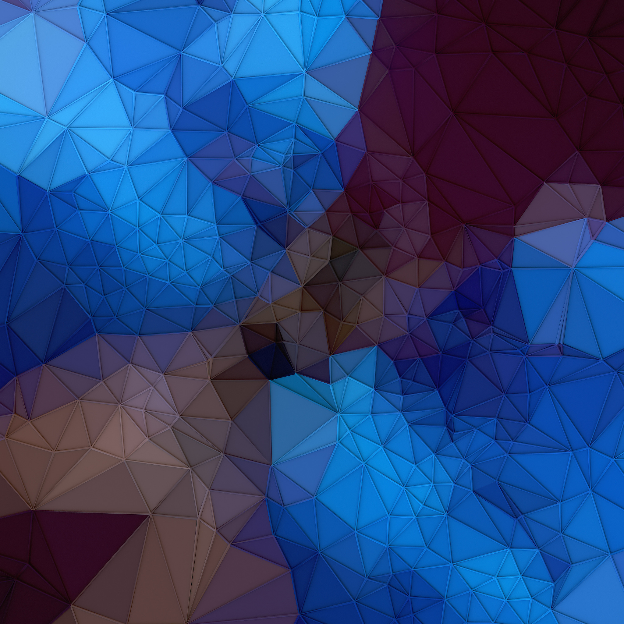 abstract colored polygonal mosaic background. triangular geometr