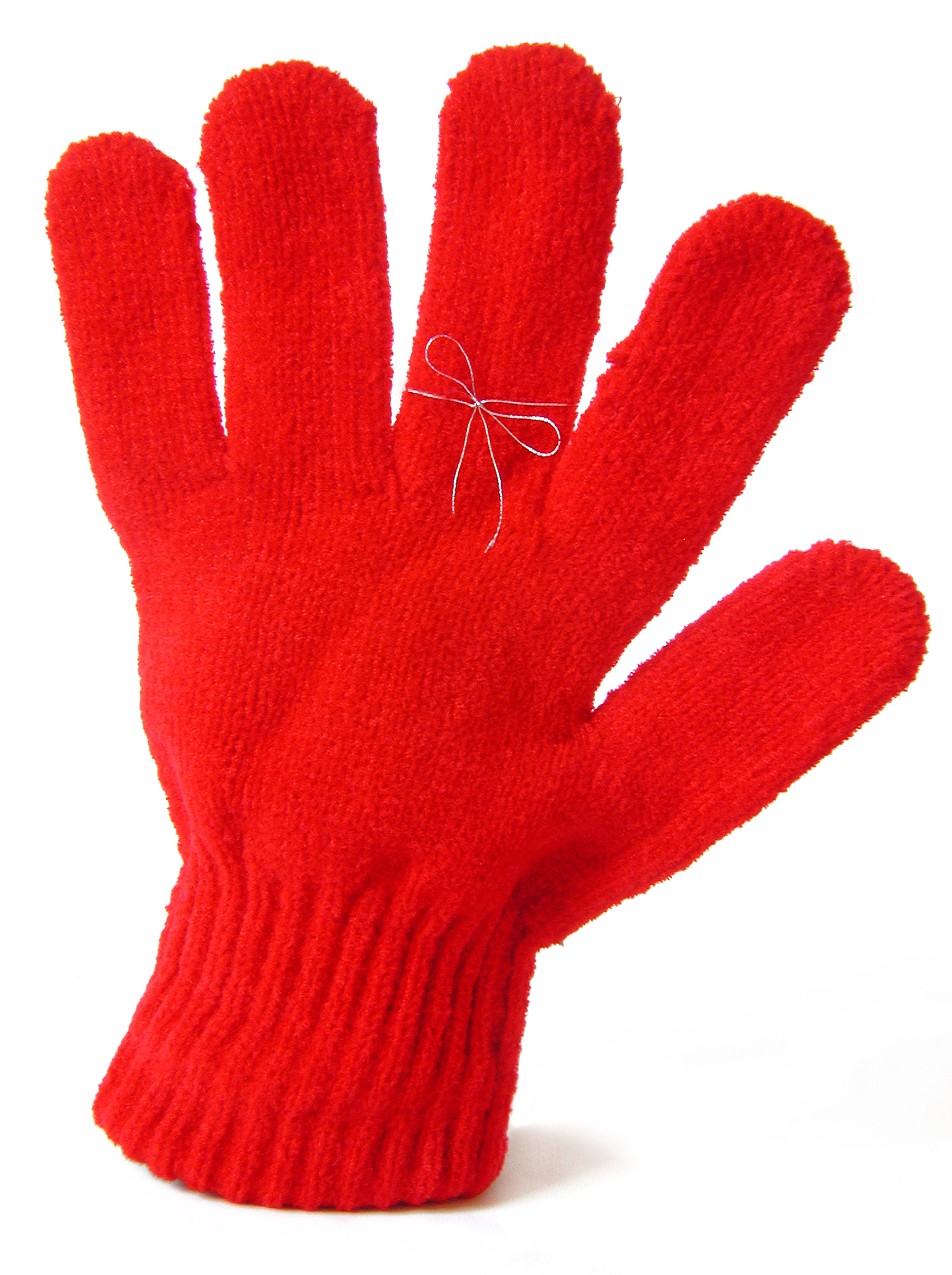 reminder string around glove finger