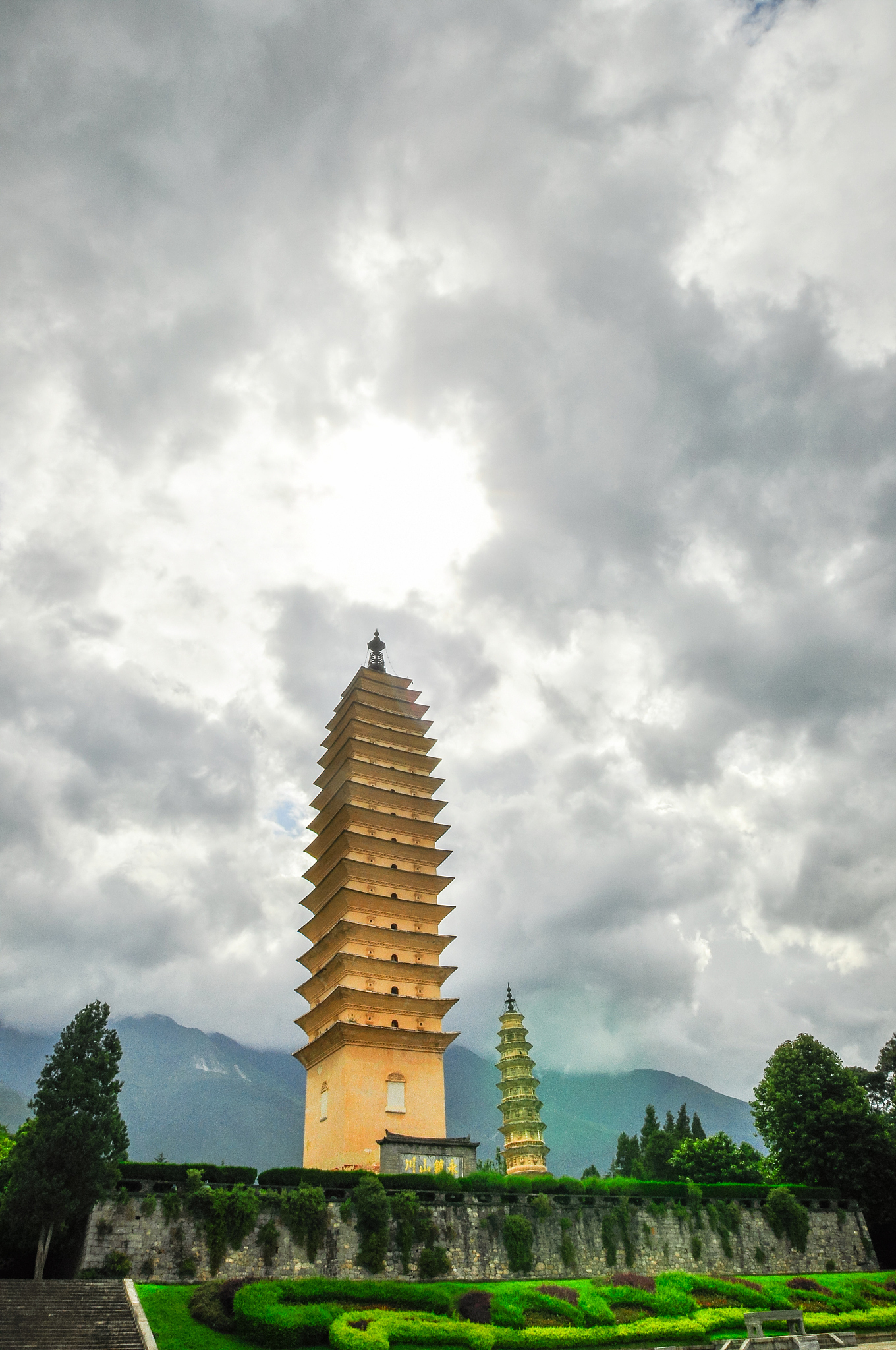 rebuild song dynasty town in dali, yunnan province, china.