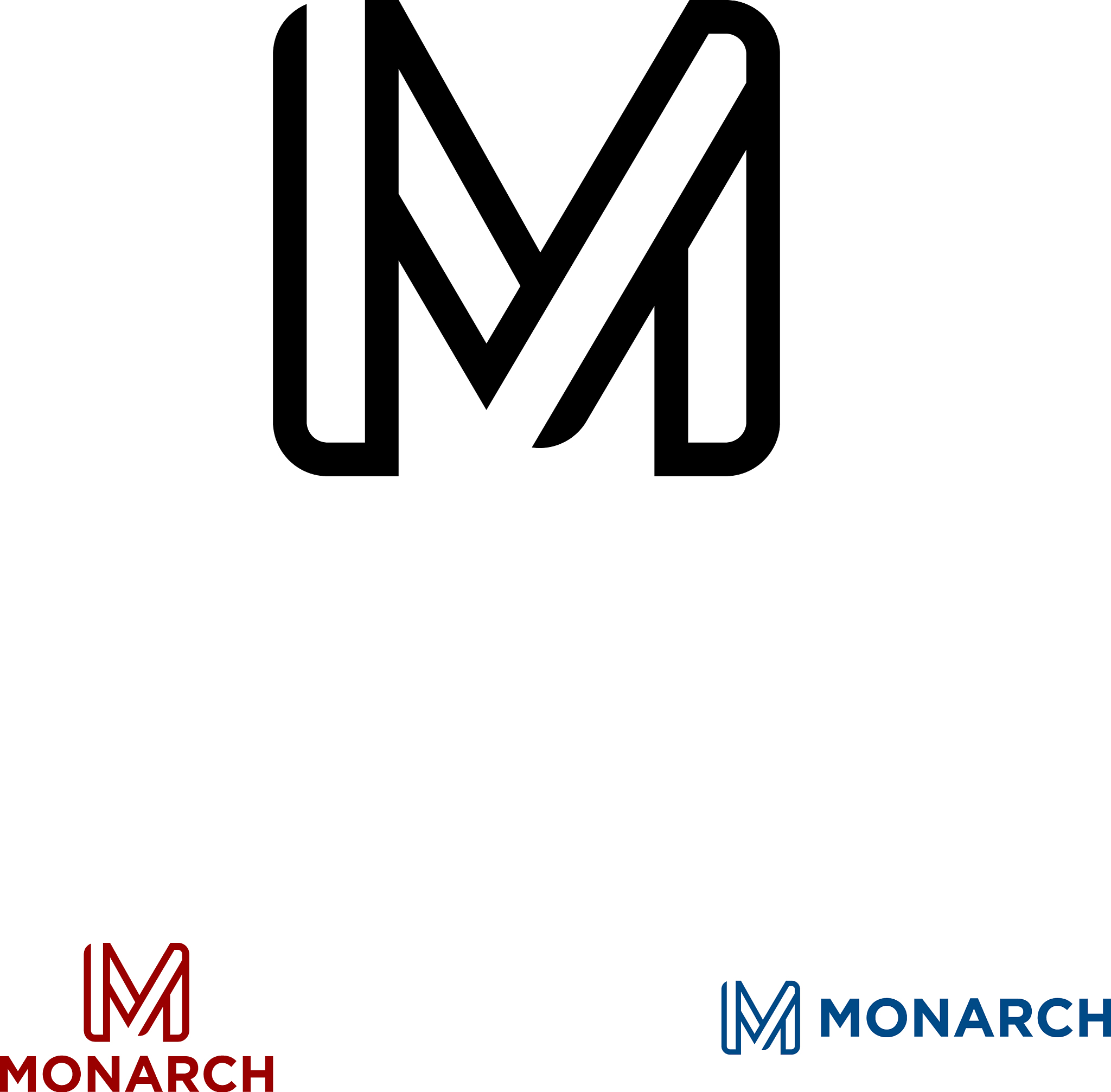 m letter design concept for business or company