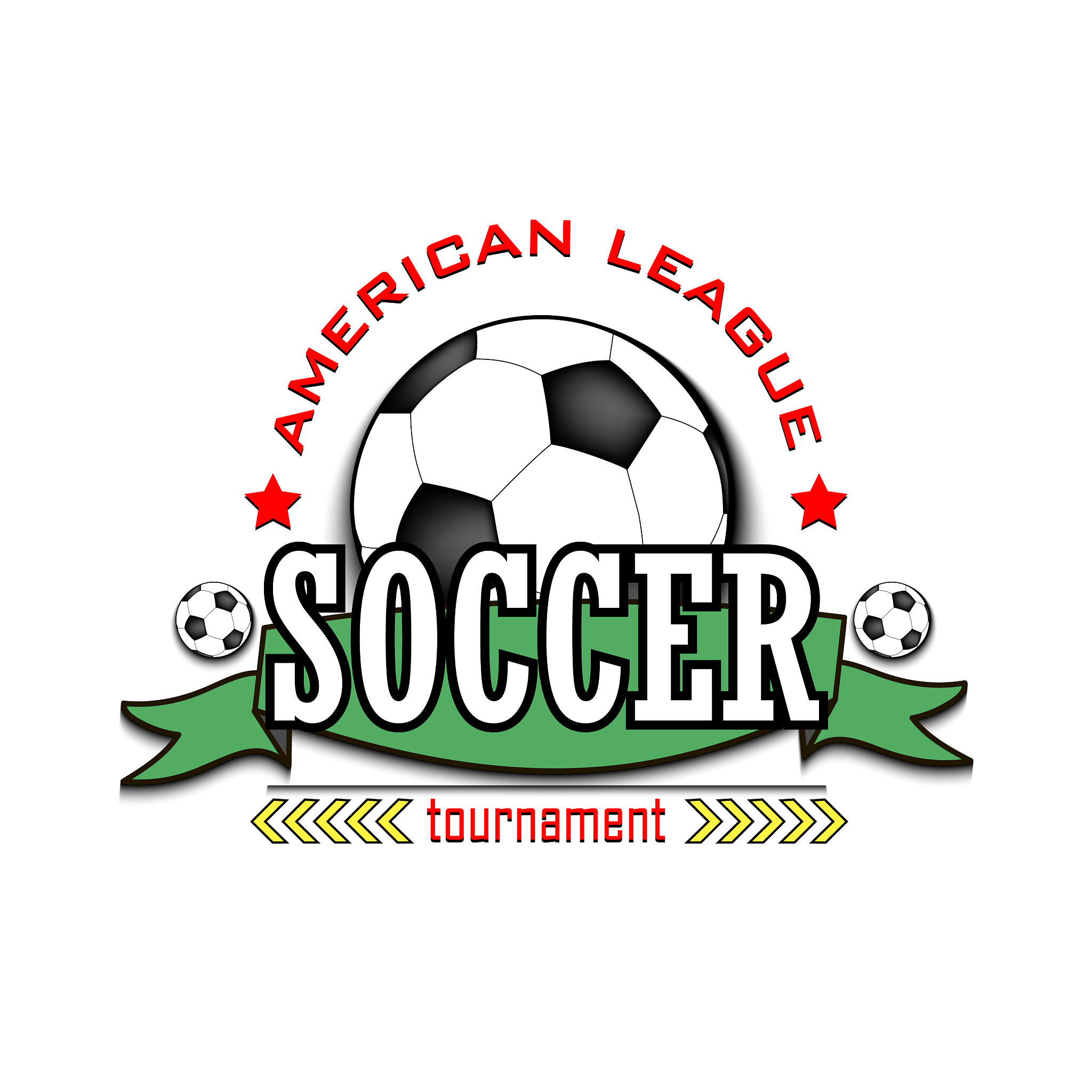 soccer logo template design