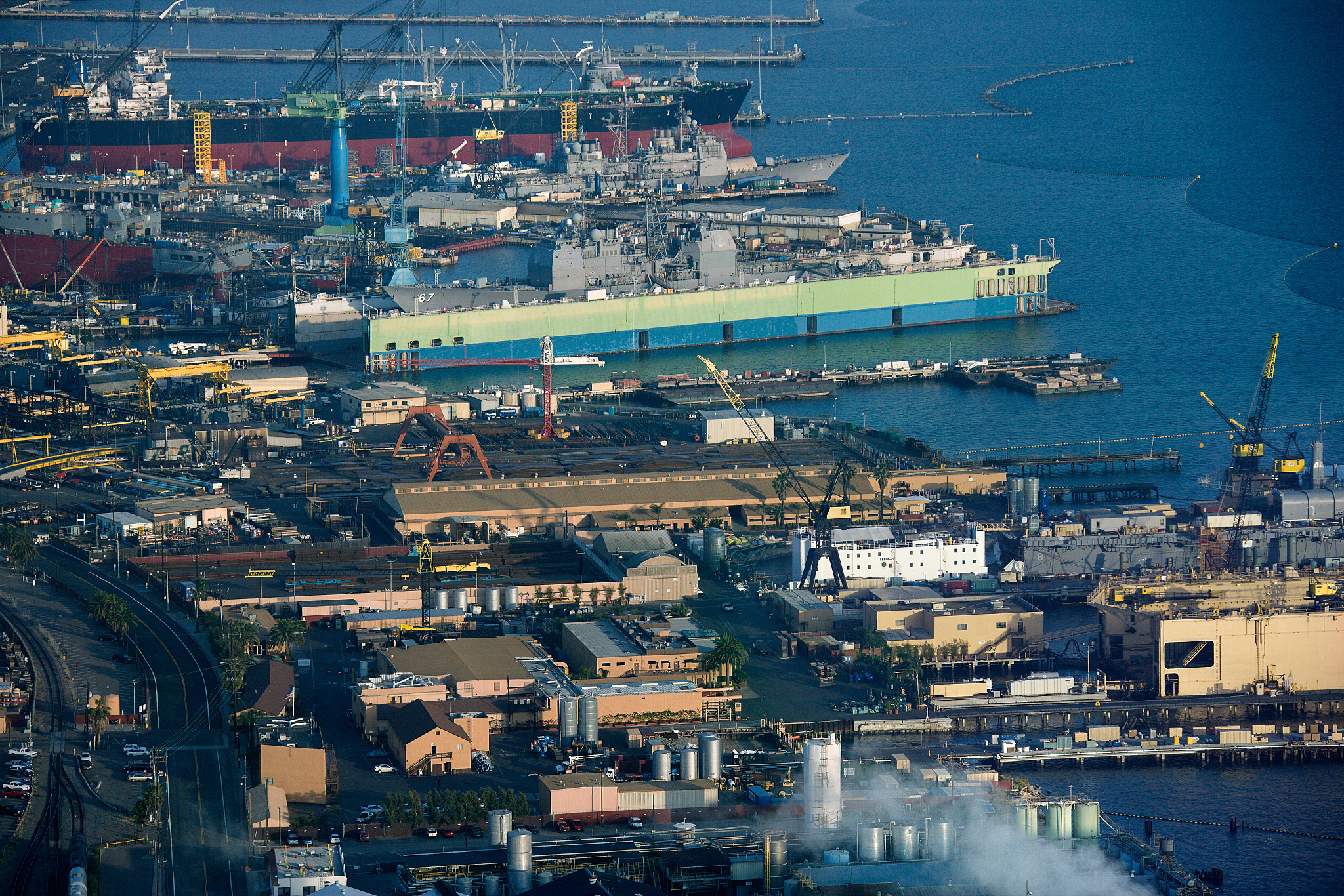 industrial shipyard