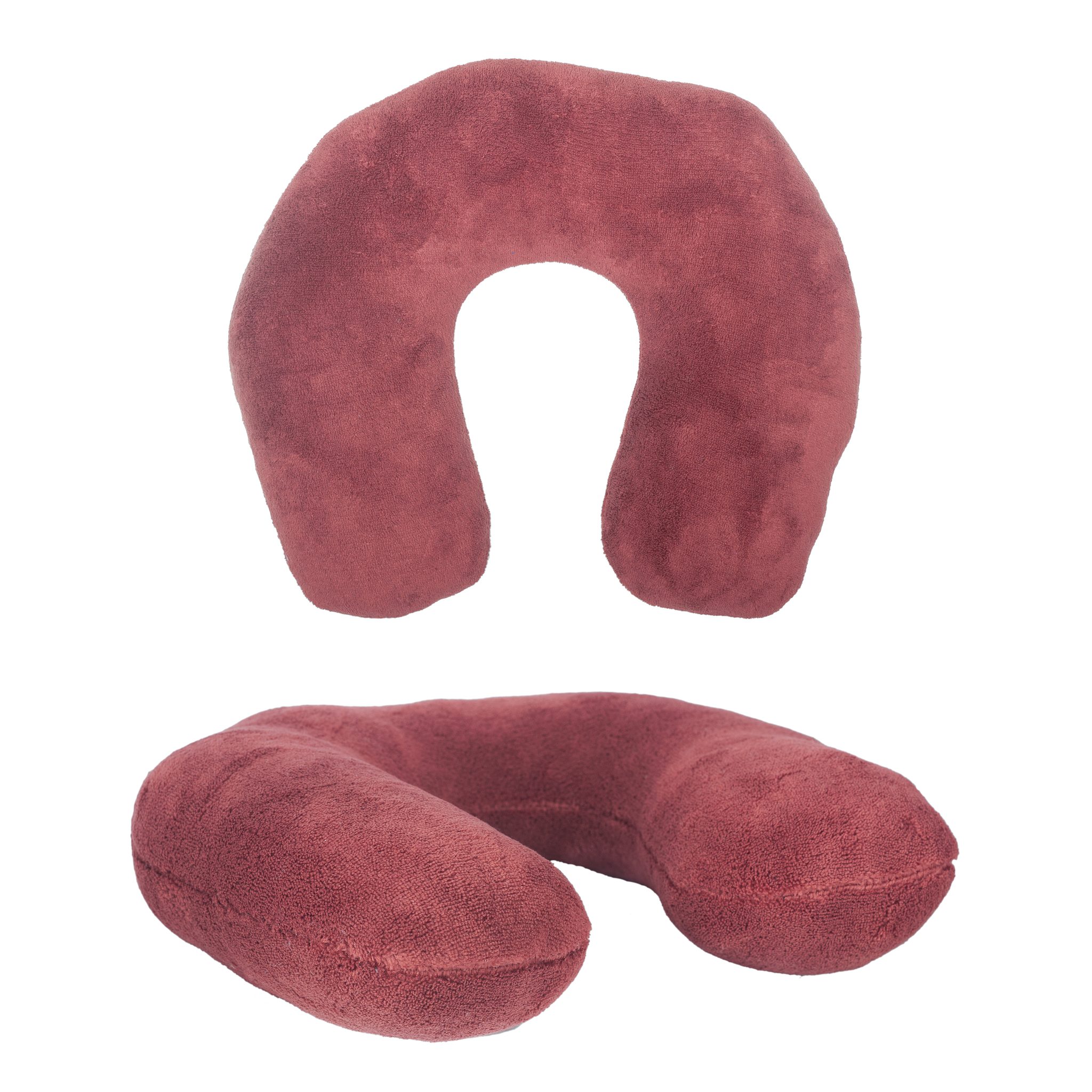 neck pillow for long trips isolated