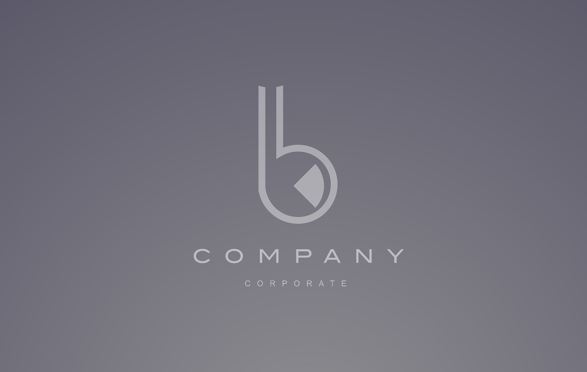 alphabet small letter b transparent logo design
