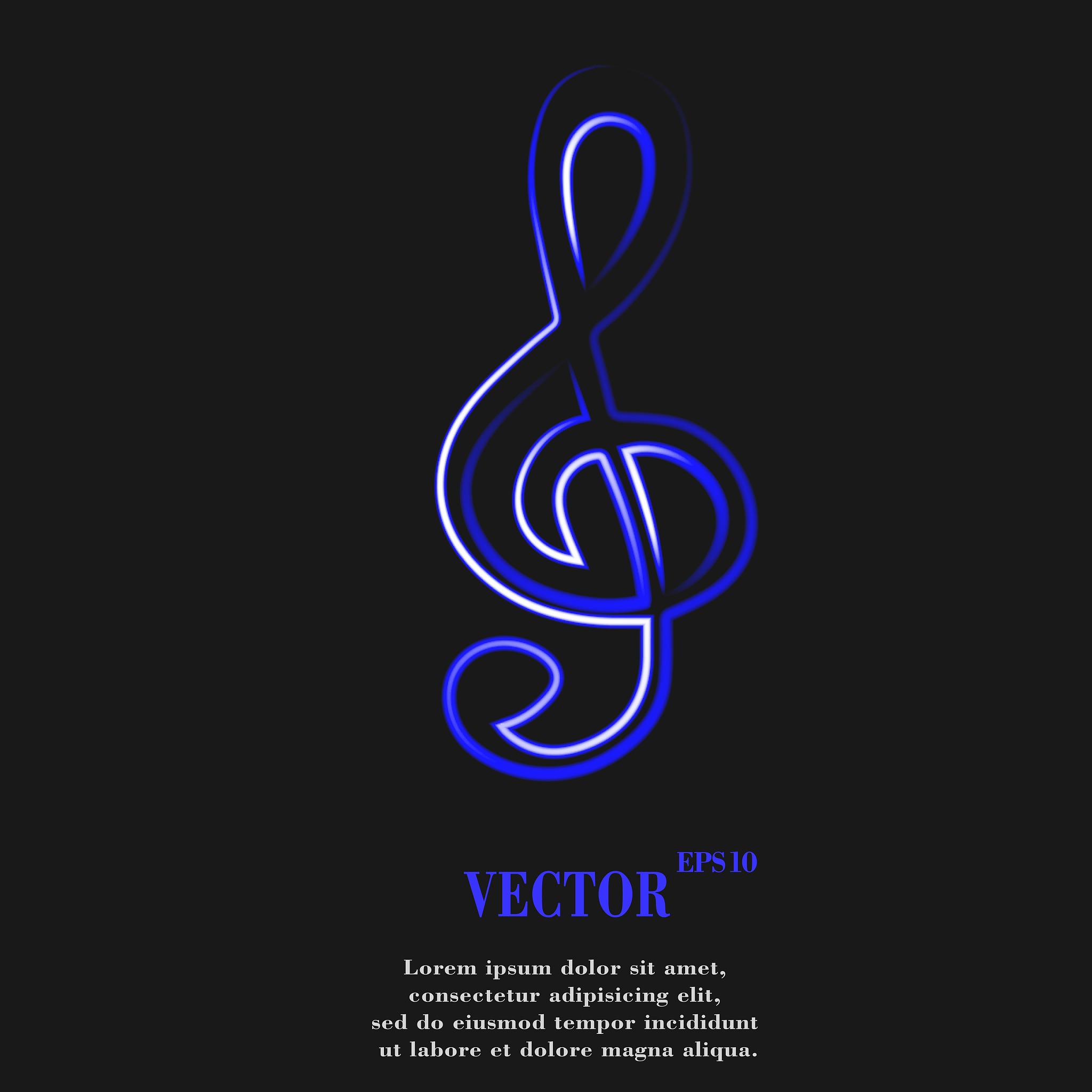 music elements notes web icon, flat design