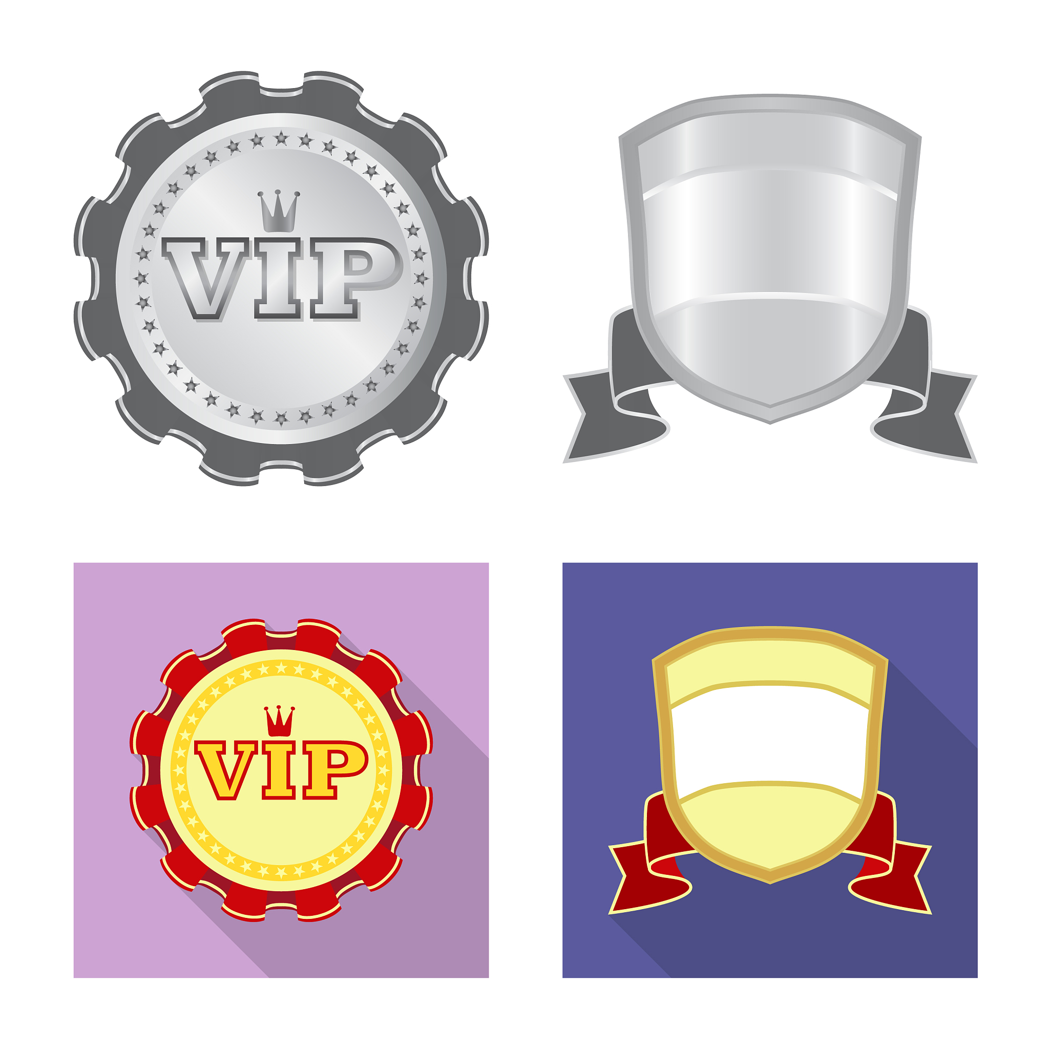design of emblem and badge symbol