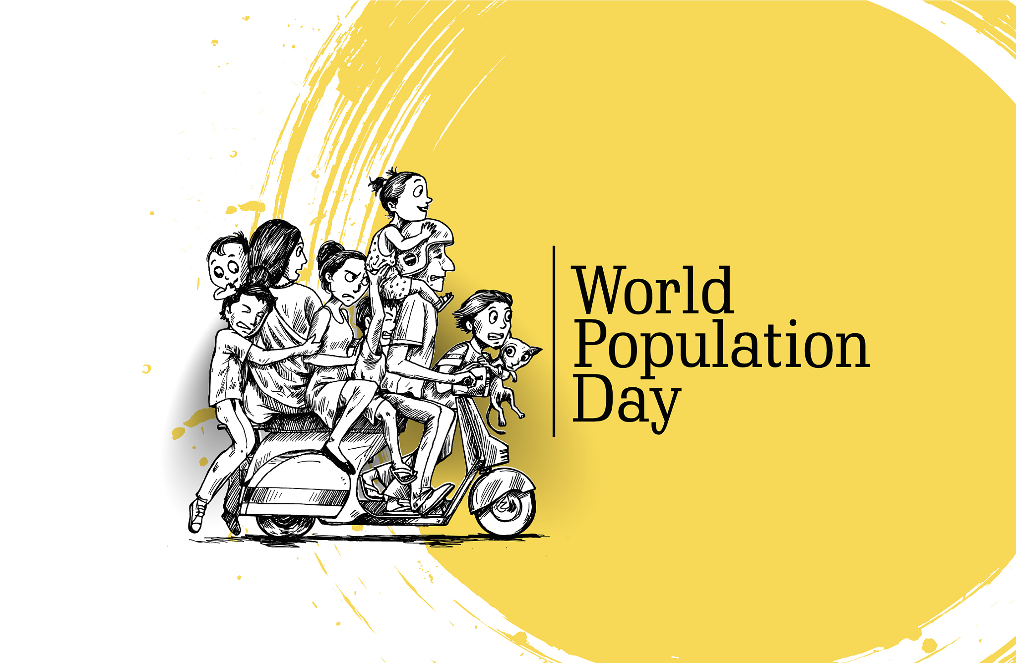 world population day 11 july happy with his