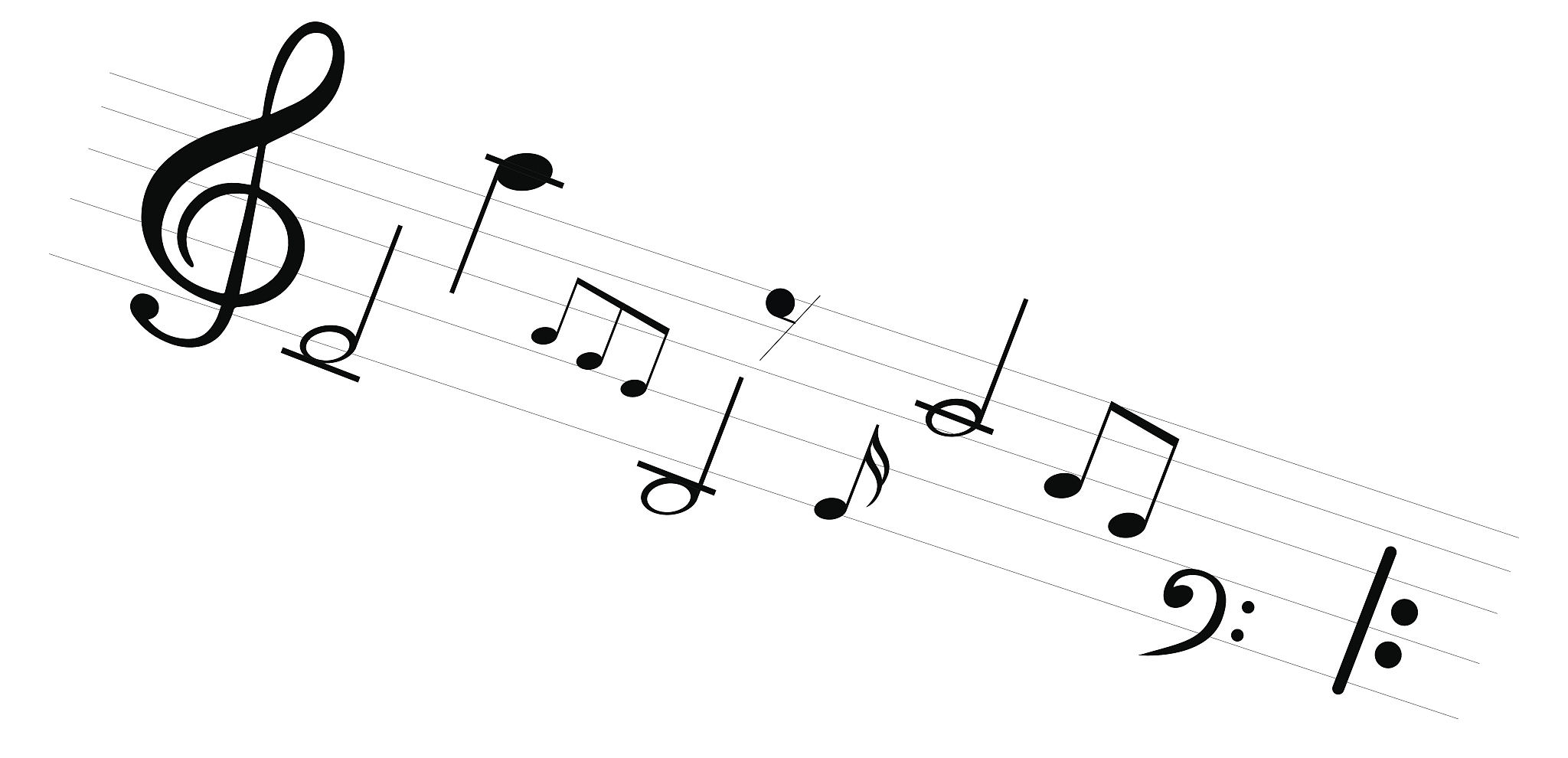 music note background