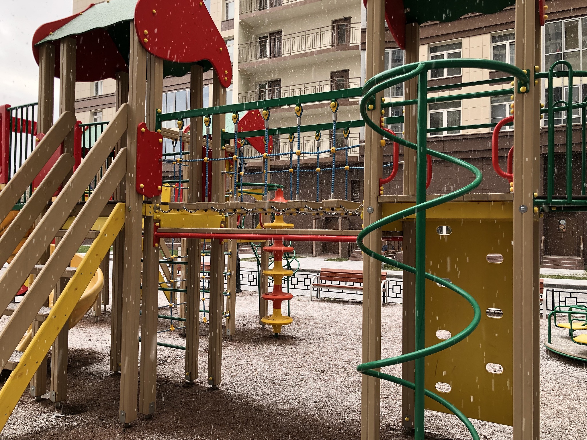 幼儿园室外游戏区有哪些