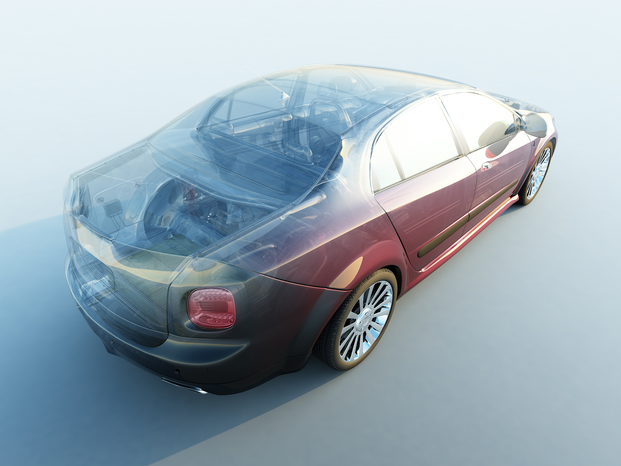 transparent car