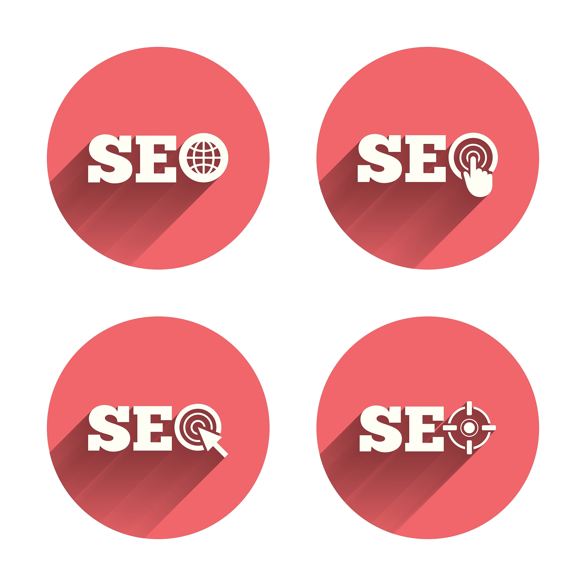 seo icons search engine optimization symbols