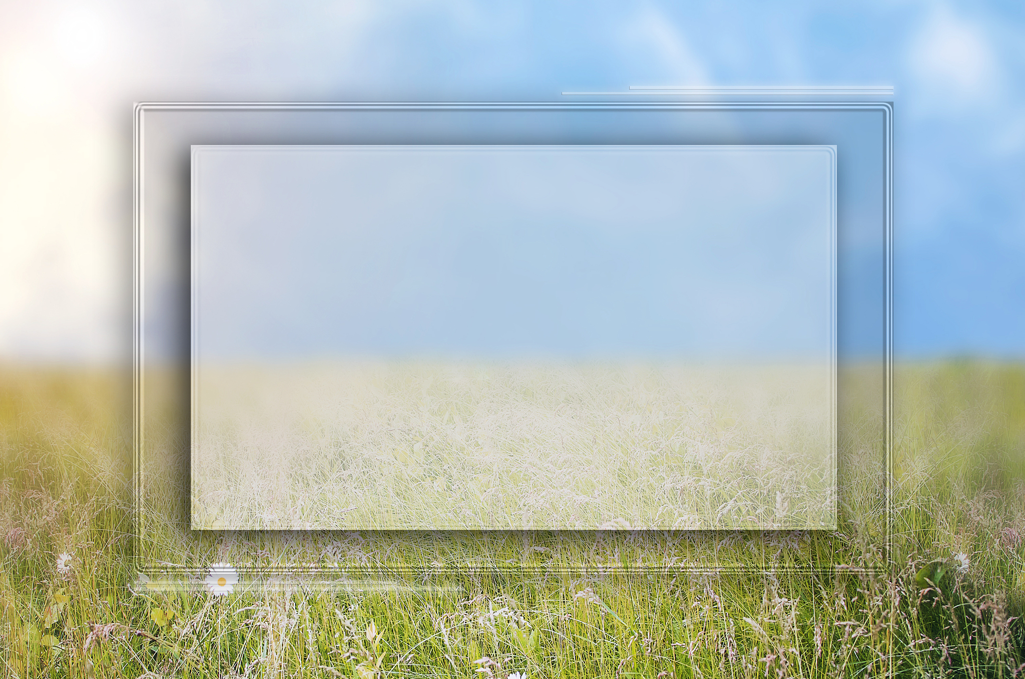 beautiful natural background with frame and empty place for text