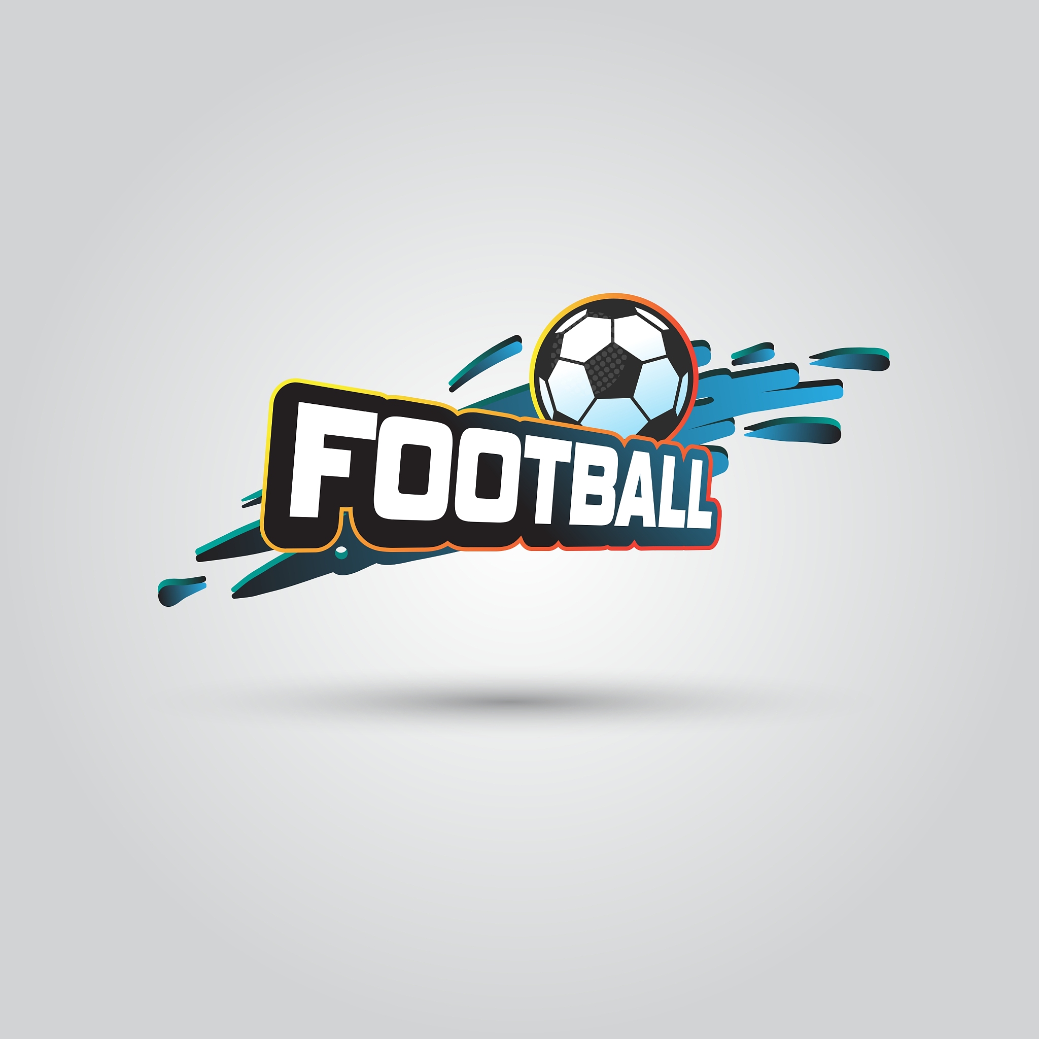 ball symbol football logo badge sport emblem
