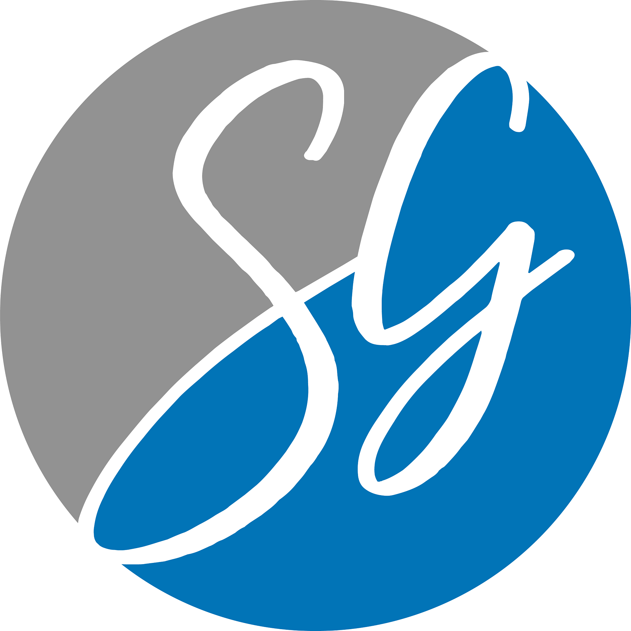 initial letter sg logo template design