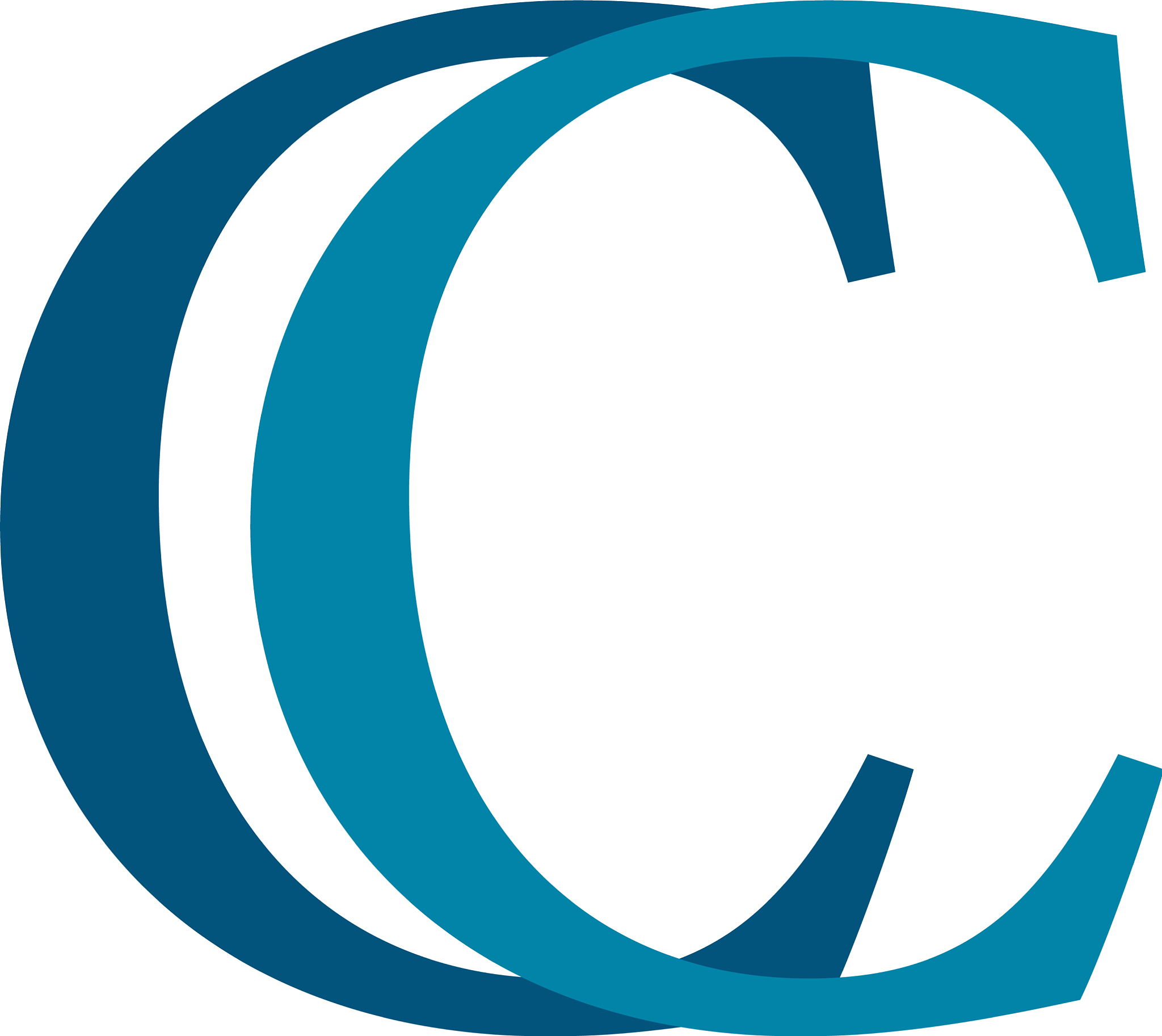 initial letter cc simple design logo template