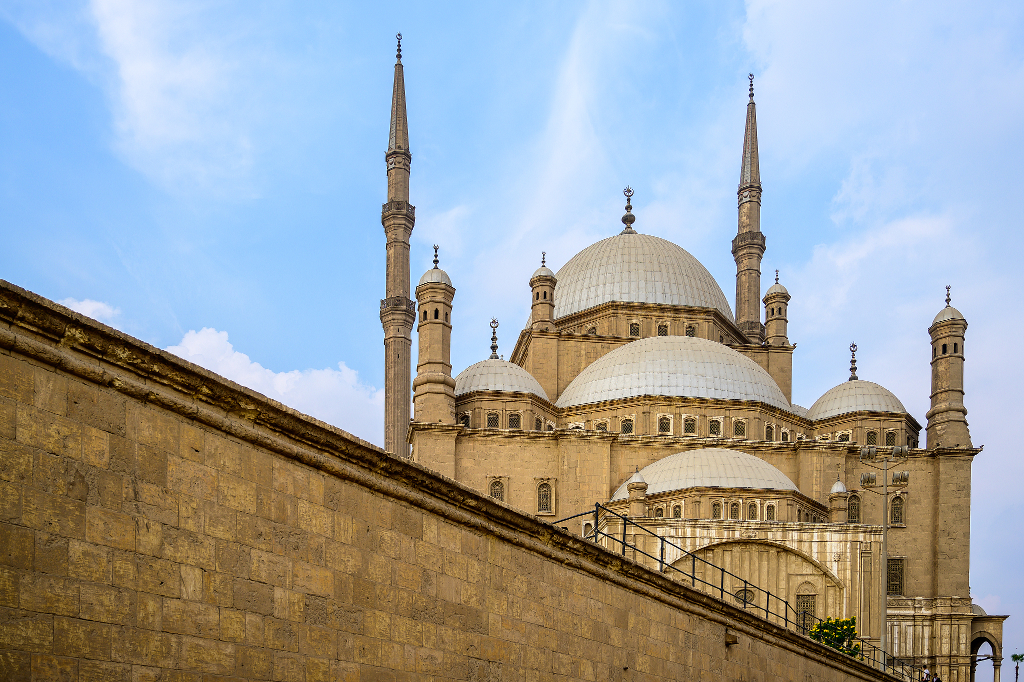 the mosque of muhammad ali pasha in cairo, egypt