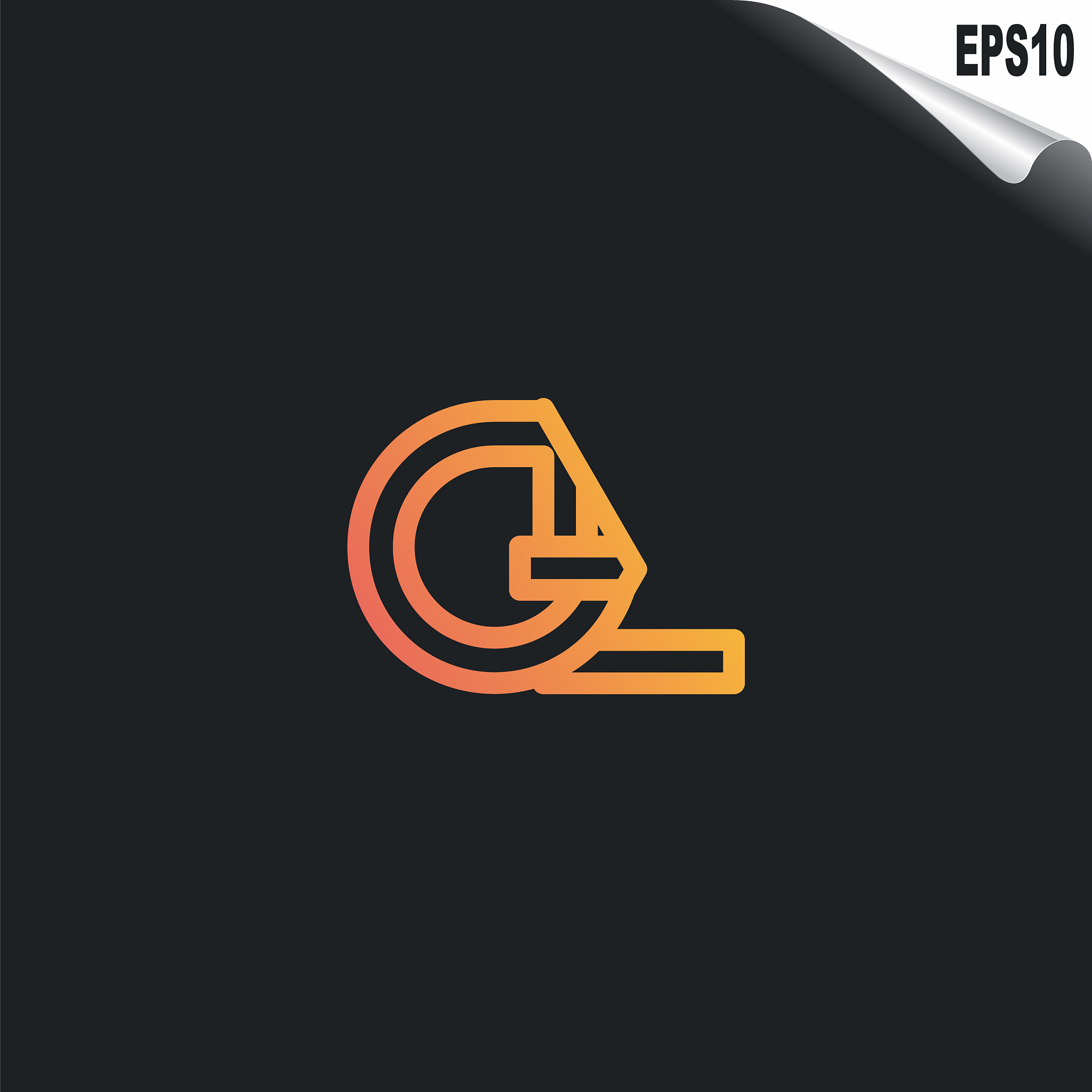 initial gl logo monogram design template simple