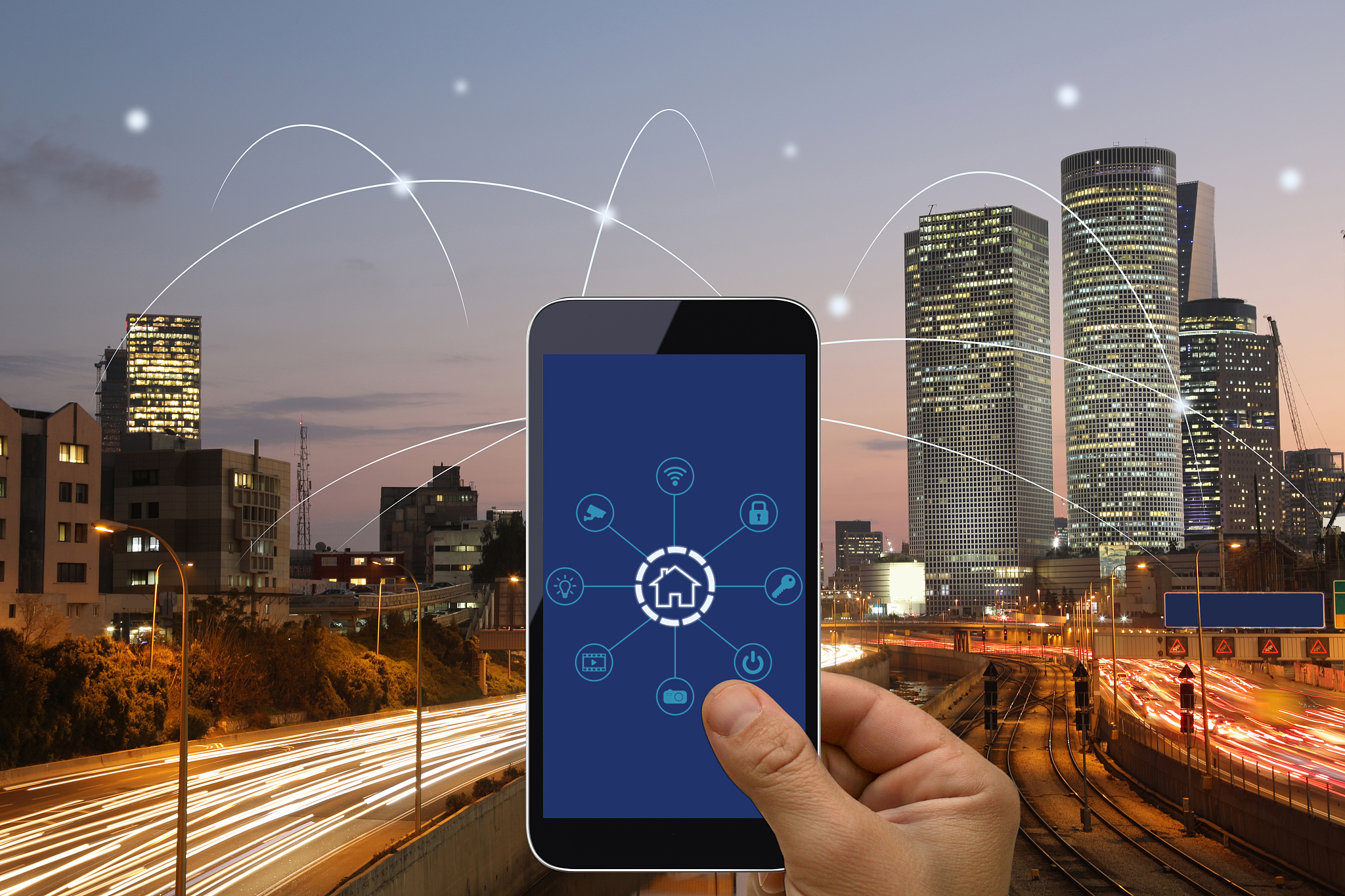 computer network connection smart city future internet technolog
