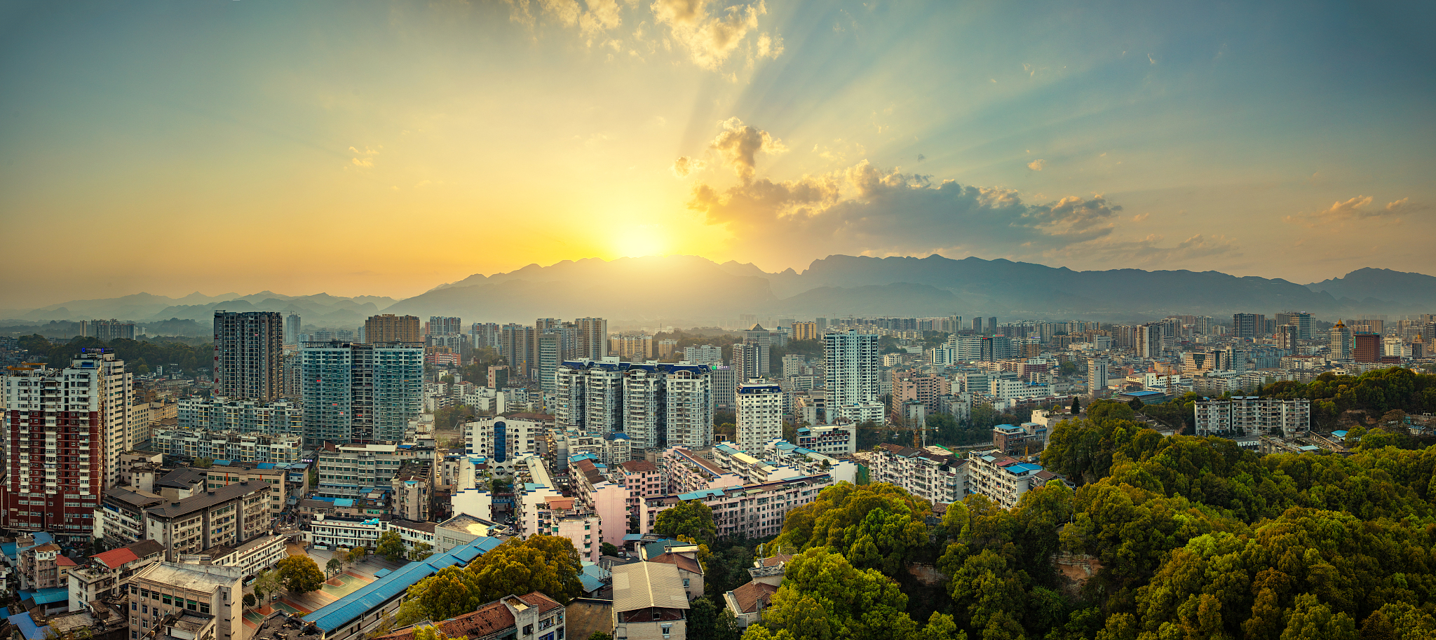 湖北省恩施市城市风光
