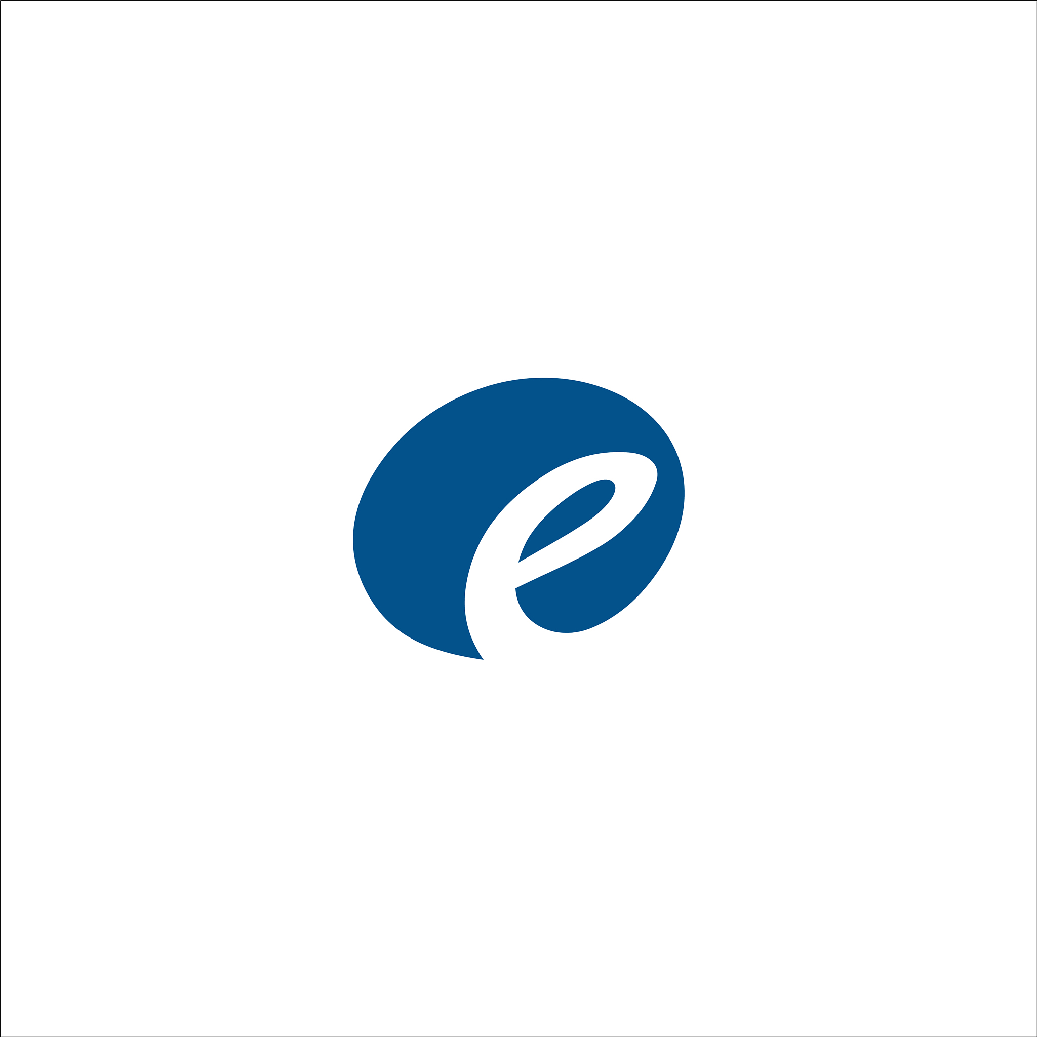 initial letter eo or oe logo design template