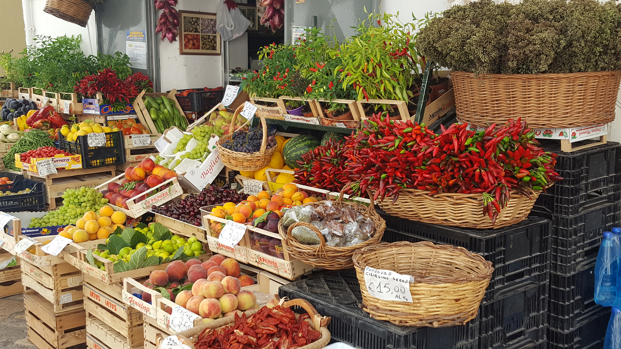 food for sale in market