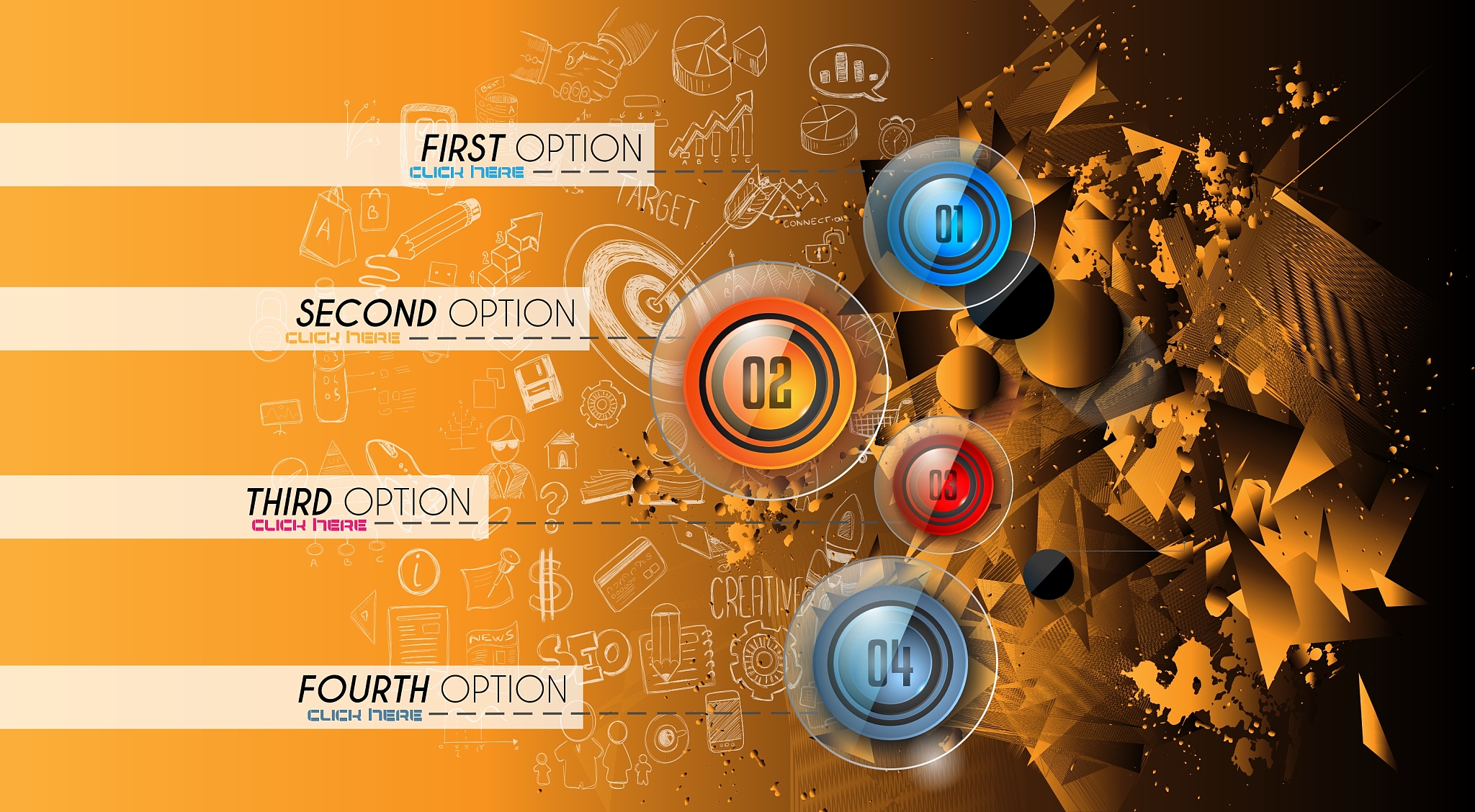 clean infographic layout template for data and