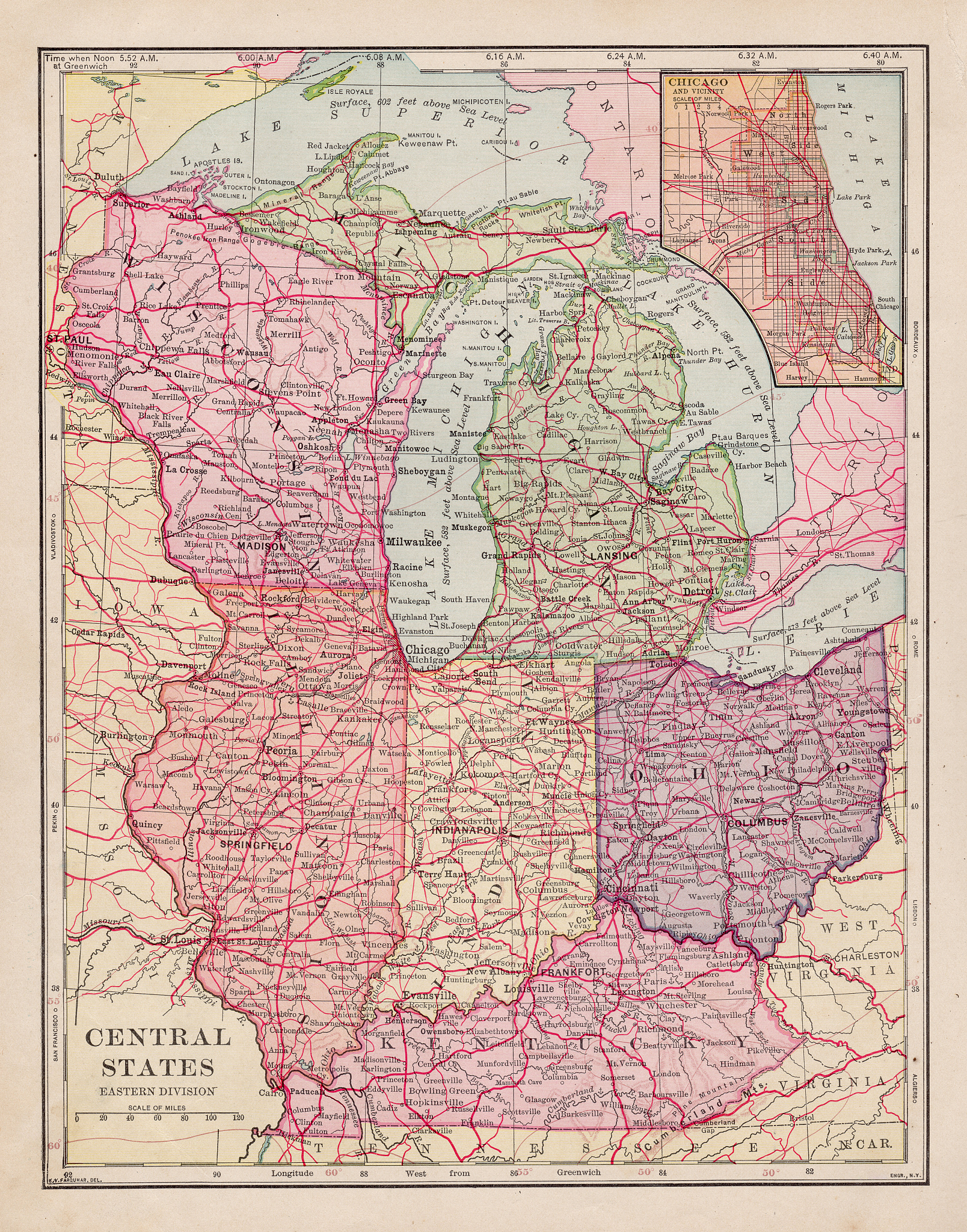 central states map 1898