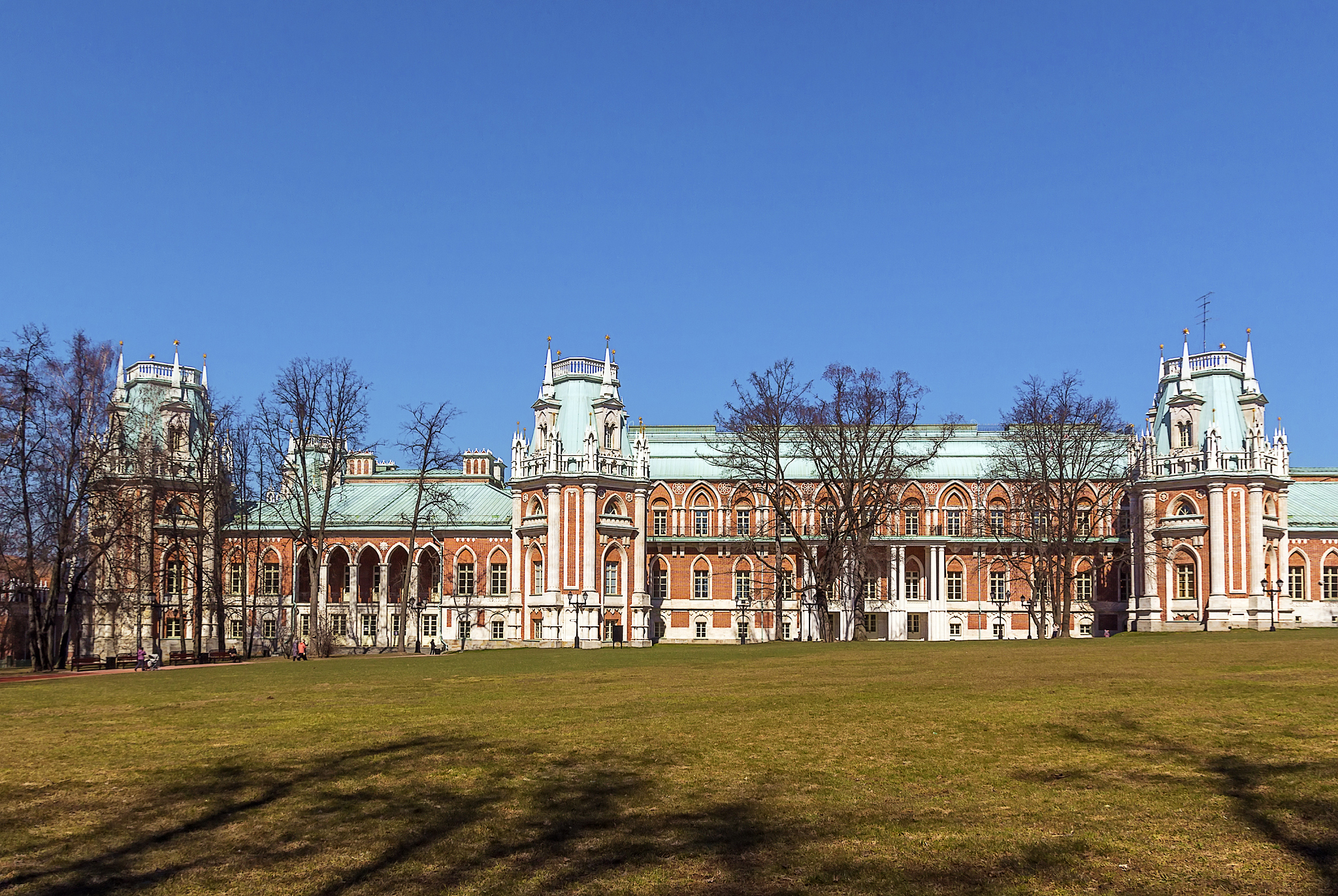 tsaritsyno park, moscow