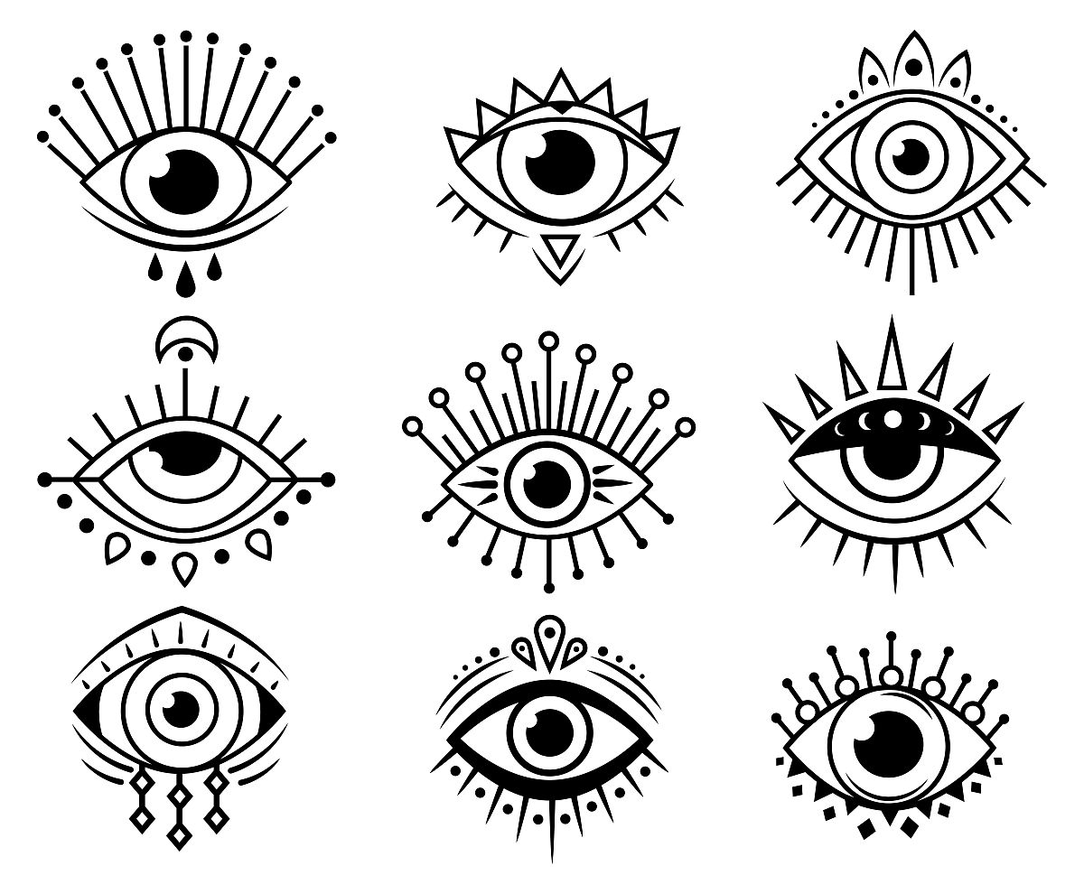 给这个nft藏品取个名字神秘之眼图片的样子在山谷里有一个女孩女孩正对着对面有一个五角星的黄色光芒