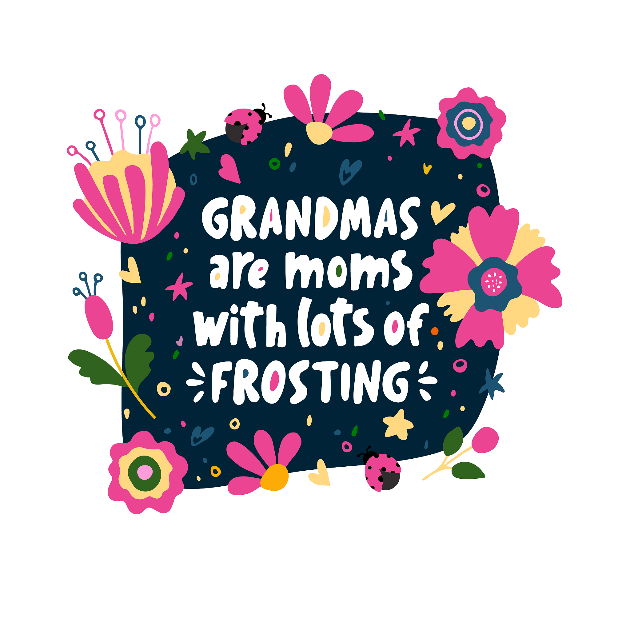 lettering about grandma
