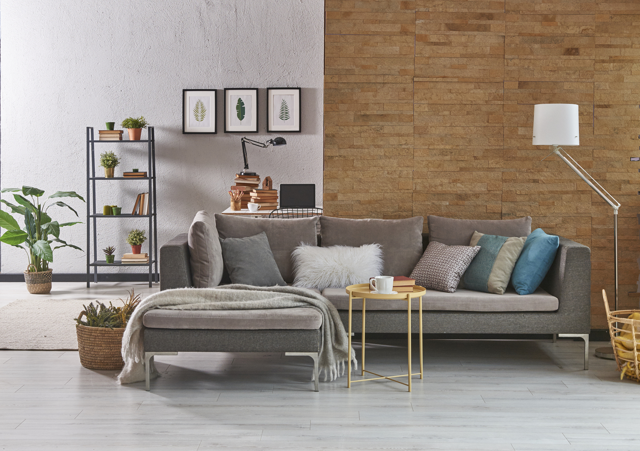grey room, working room, and living rooms tyle.
