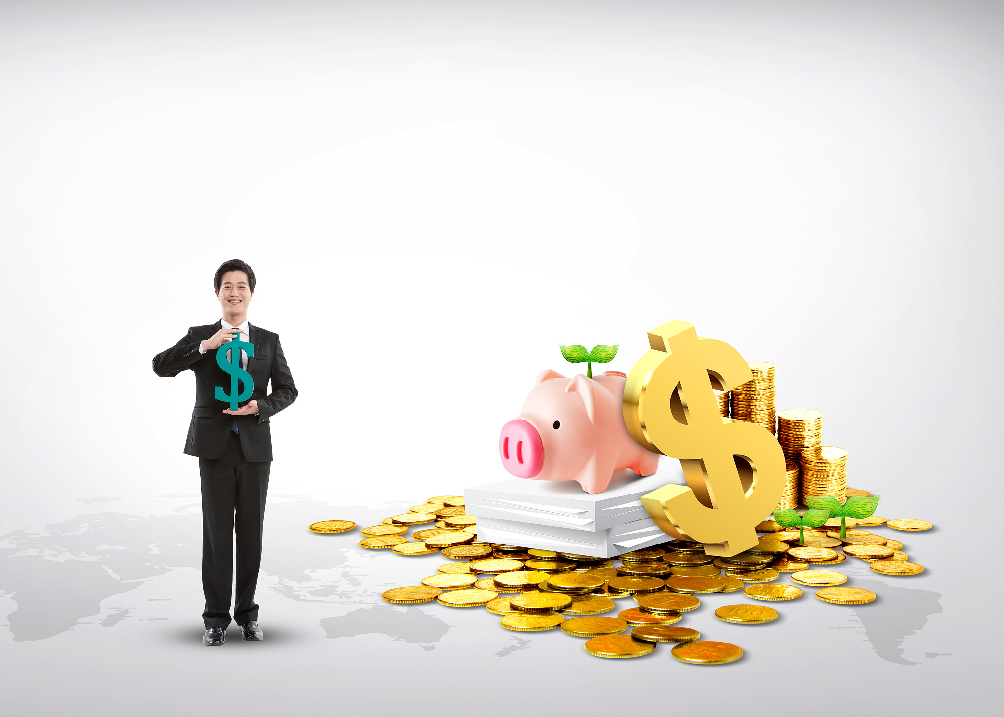 business, finance, banking, insurance, savings, virtual money, i