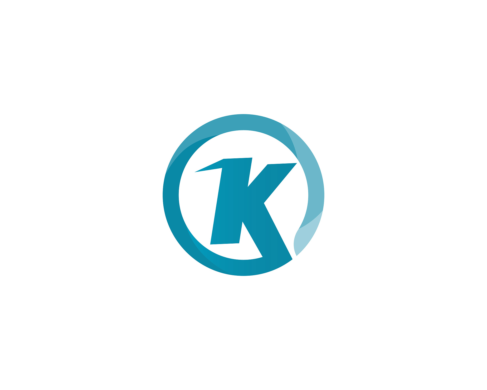 k letter k logo design and vector