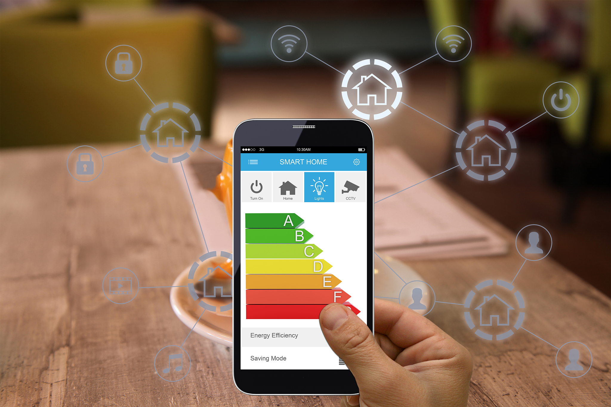 smart home automation mobile phone energy efficiency technology