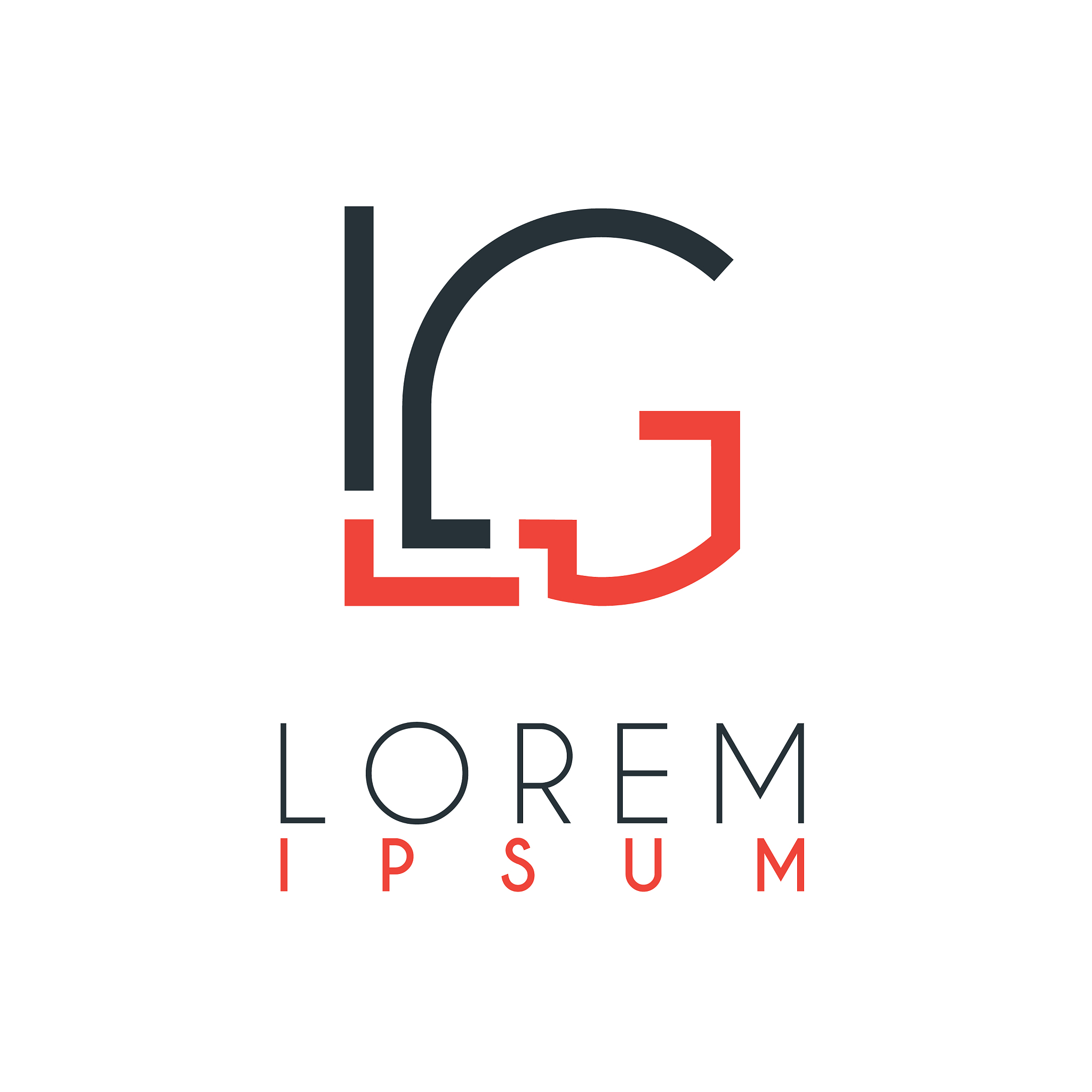 the logo between letter l and letter g or lg