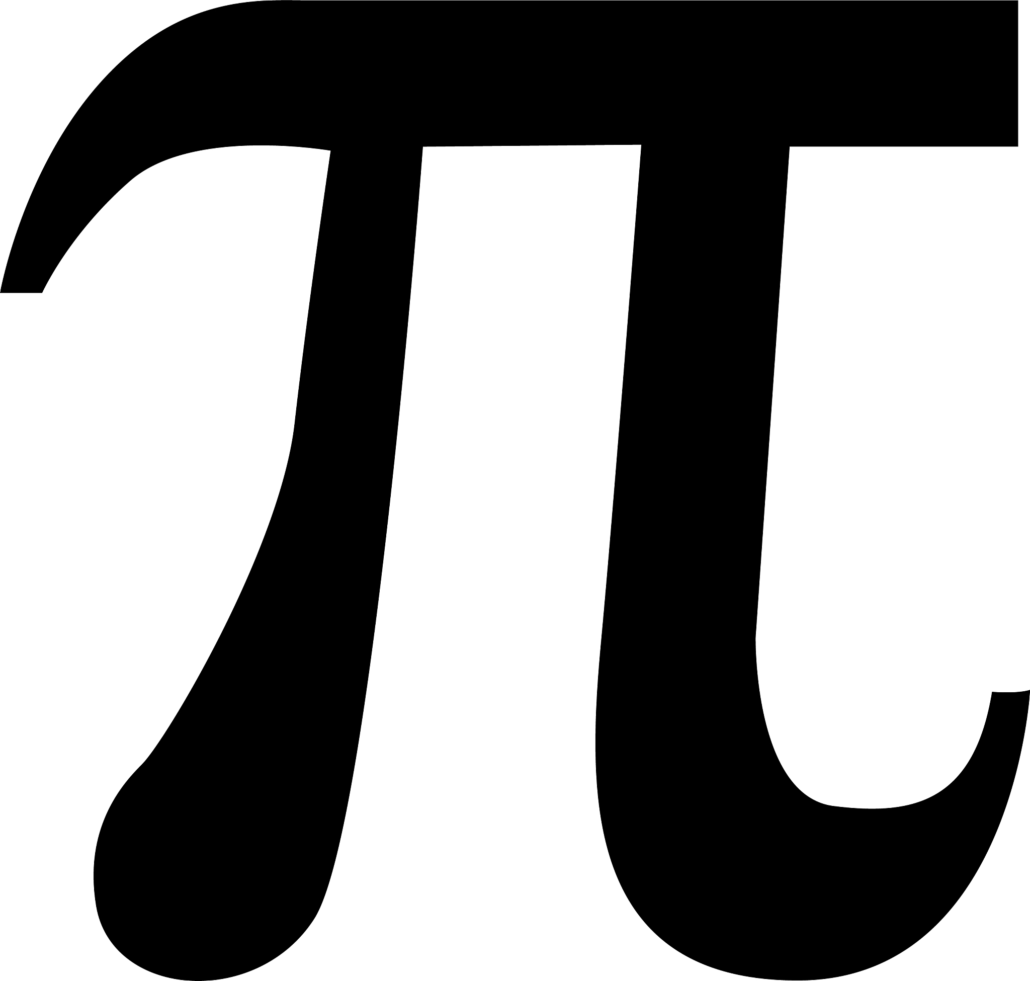 symbol pi icon black color flat style simple image