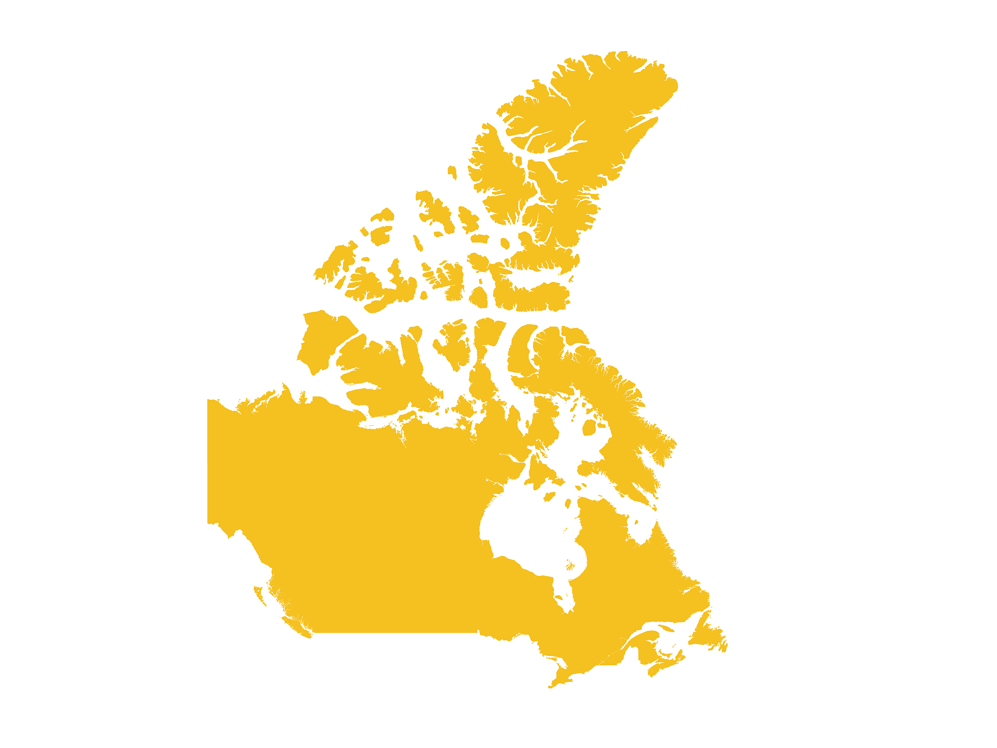canada map