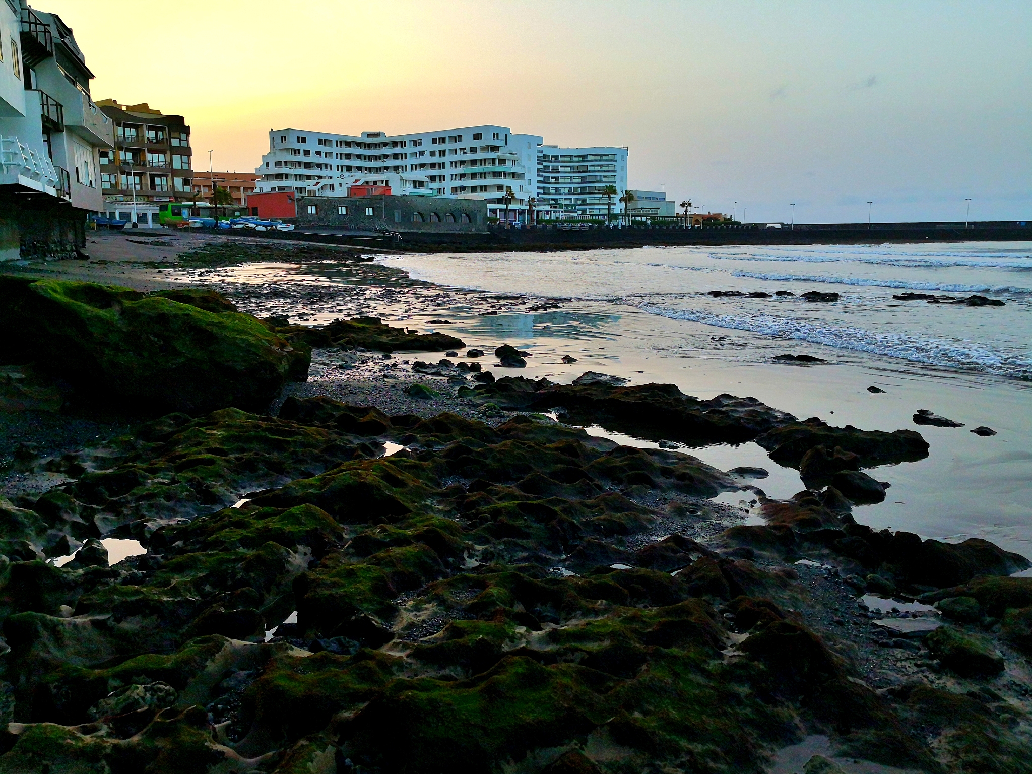 el medano at low tide