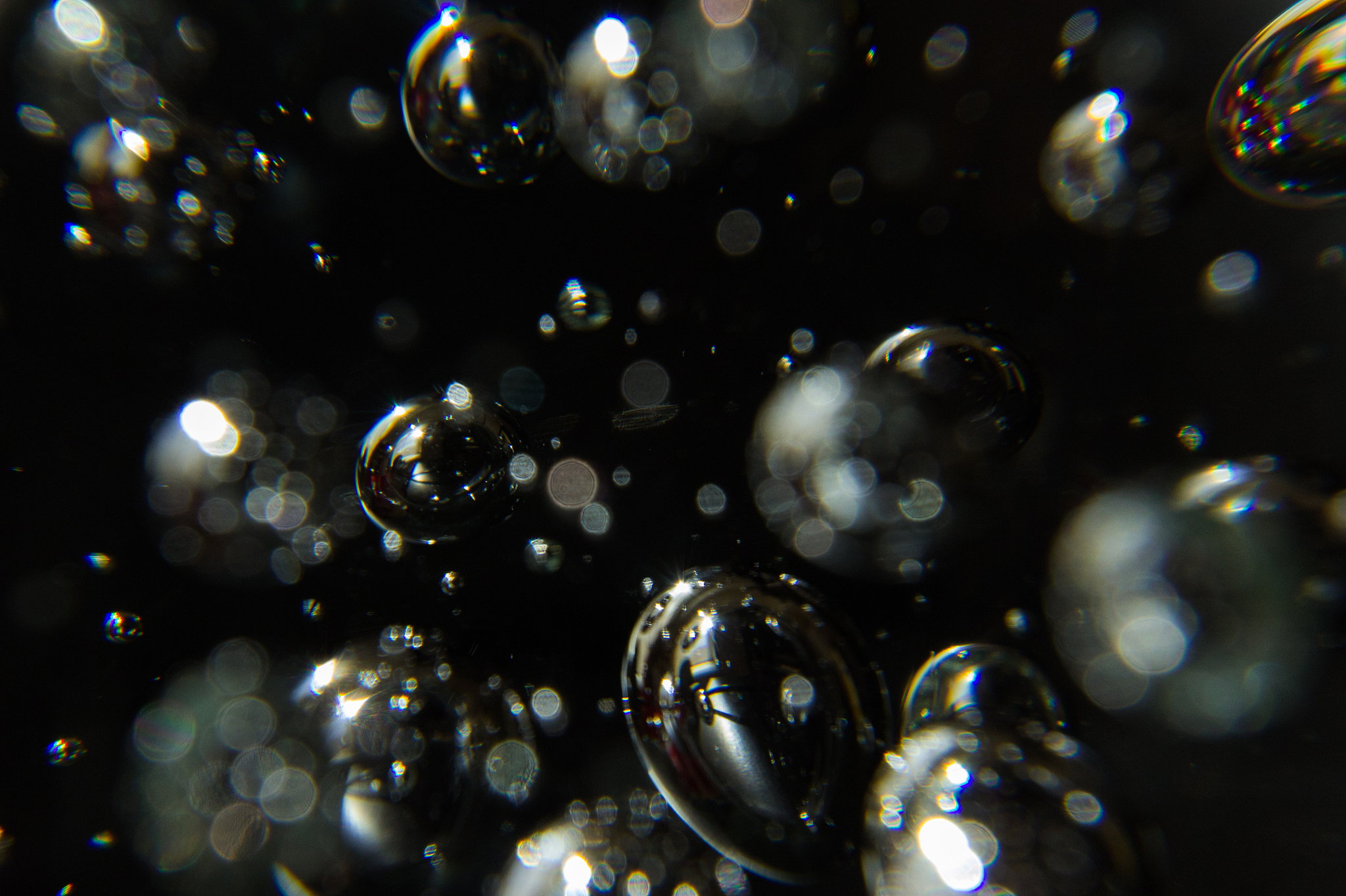 christmas decorations against black background