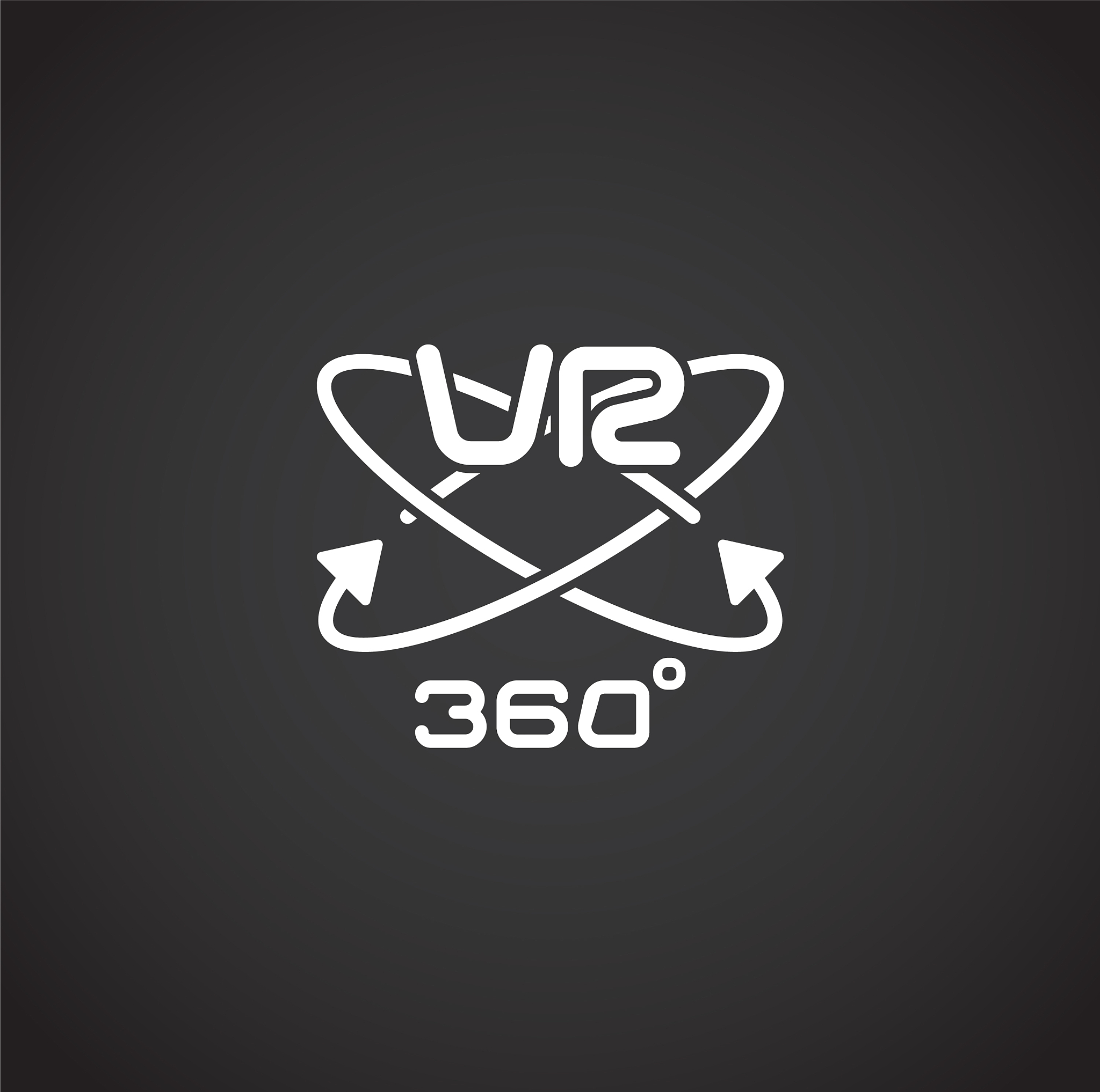 virtual reality vr related icon on background for