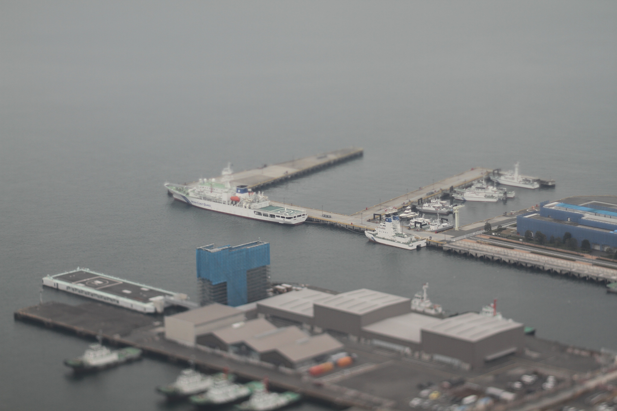 miniture landscape from landmark tower in yokohama