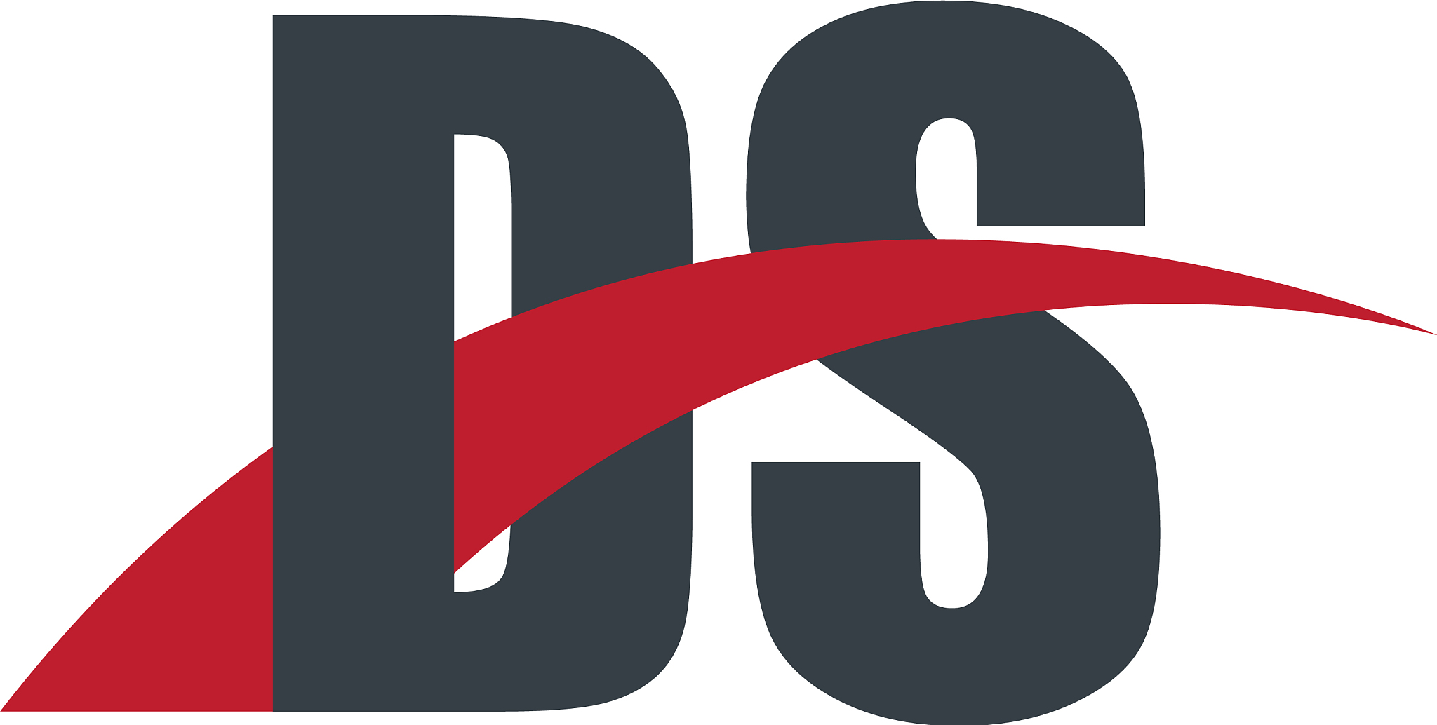 initial letter overlapping design logo