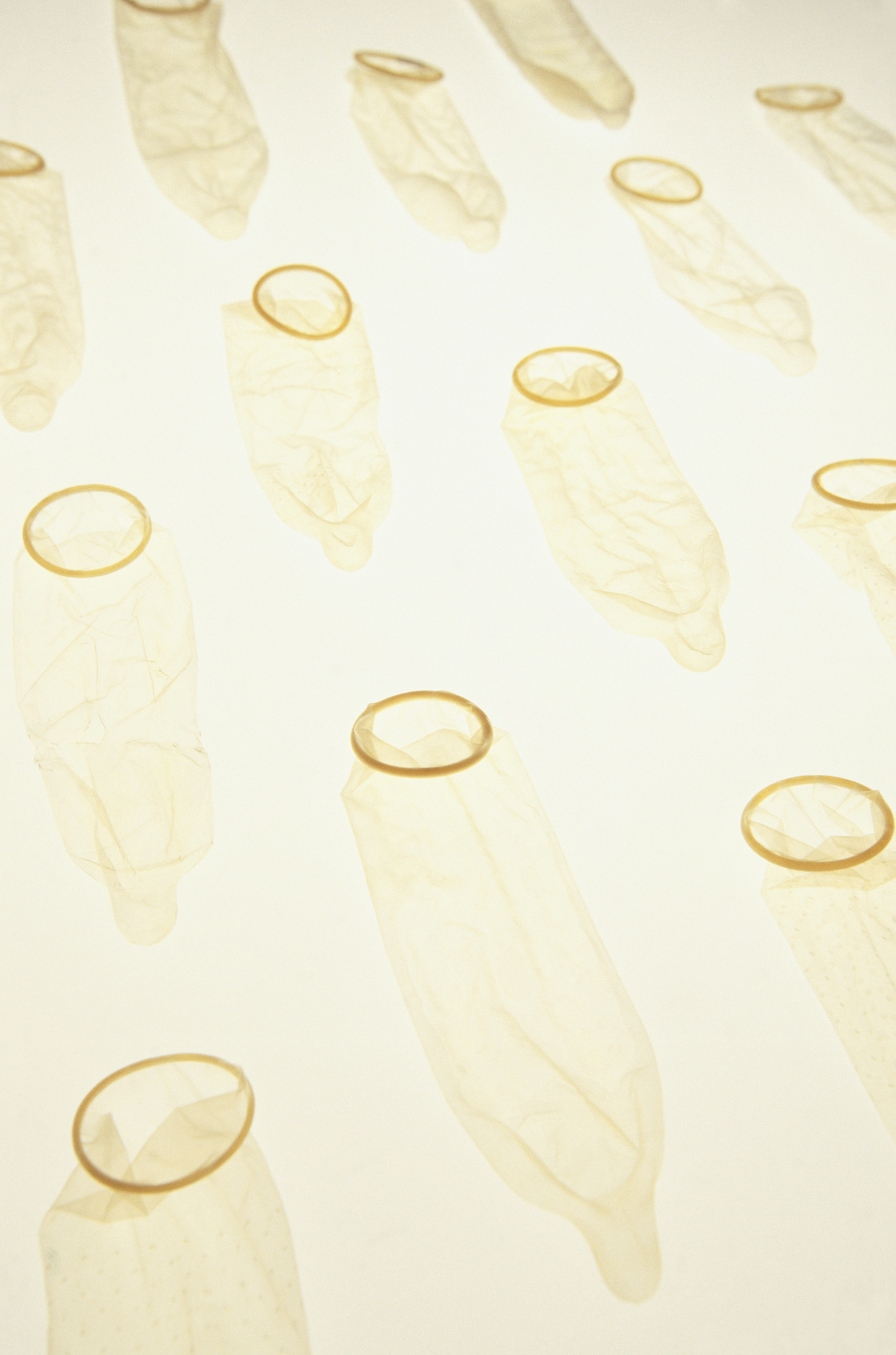 unrolled condoms