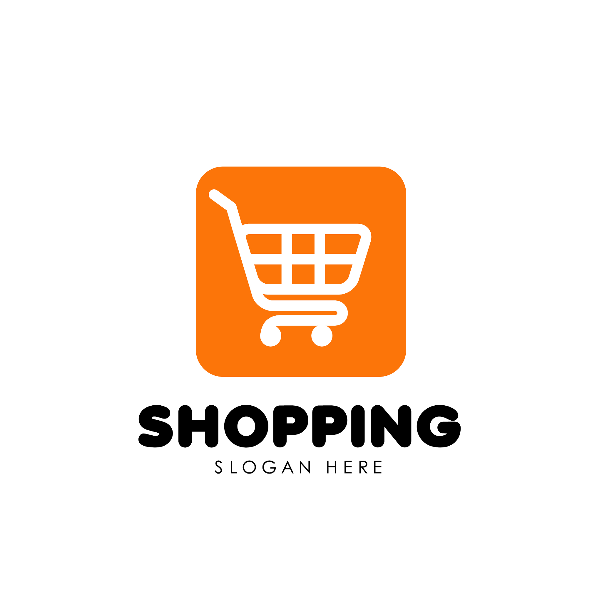 shopping cart logo icon design trolley icon design