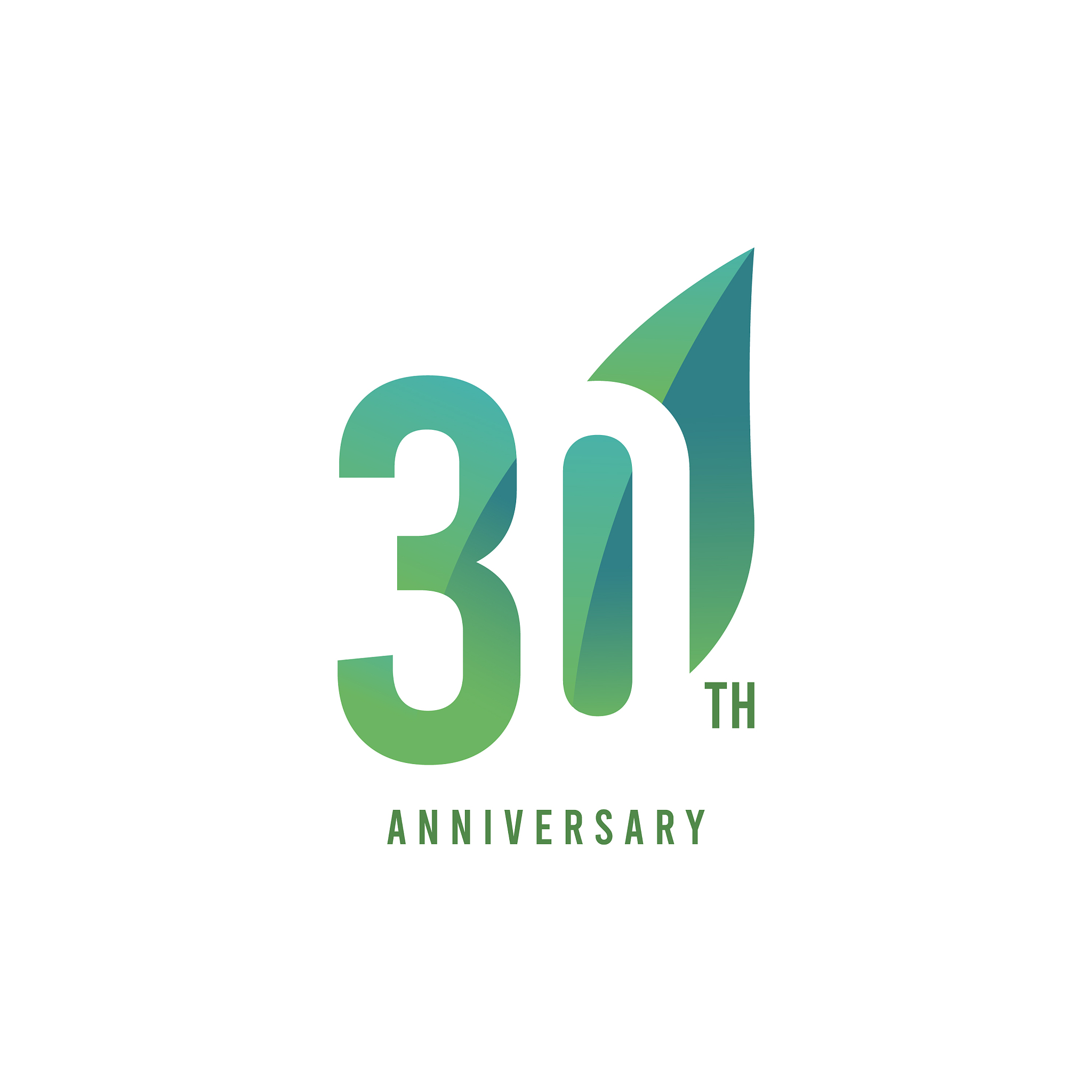 30 th anniversary logo template design